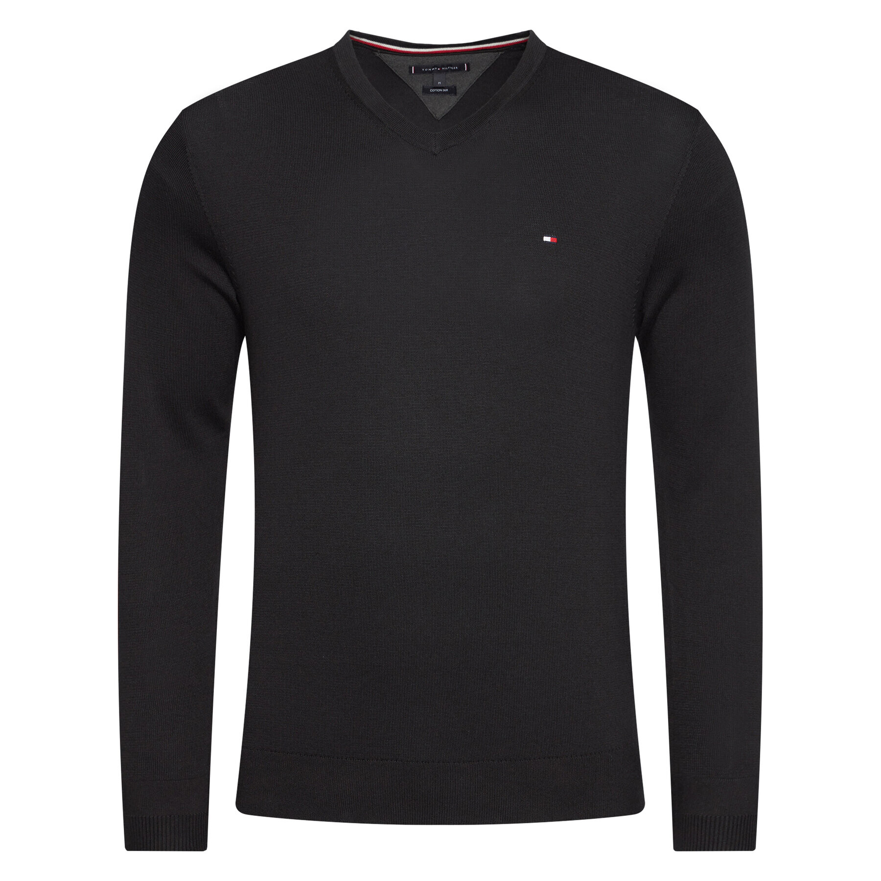 Tommy Hilfiger Пуловер MW0MW04979 Черен Regular Fit - Pepit.bg