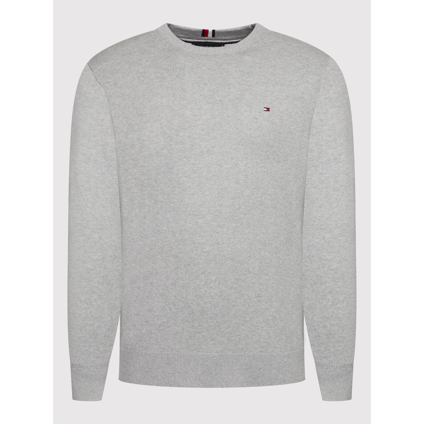 Tommy Hilfiger Пуловер MW0MW11674 Сив Regular Fit - Pepit.bg