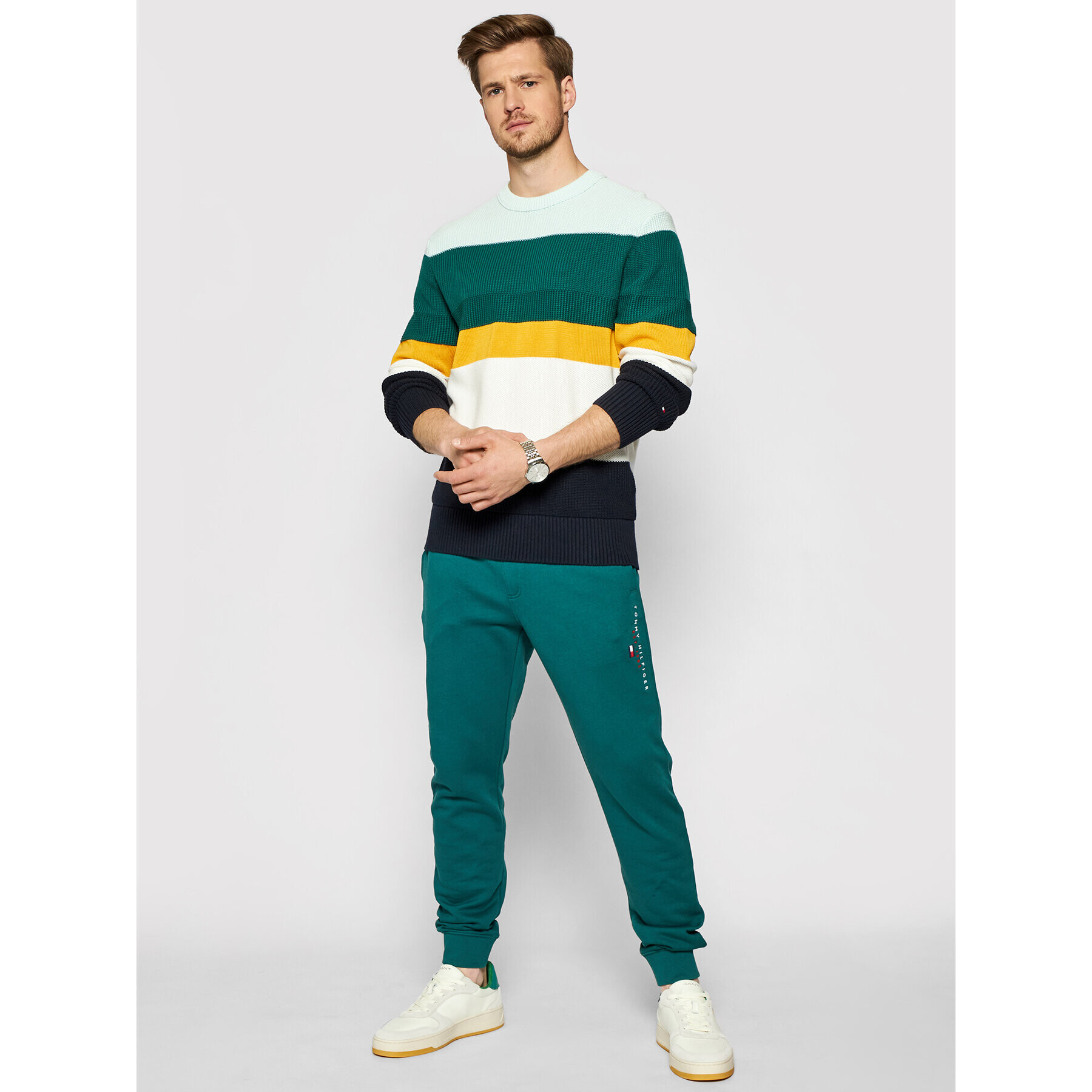 Tommy Hilfiger Пуловер MW0MW17364 Цветен Regular Fit - Pepit.bg