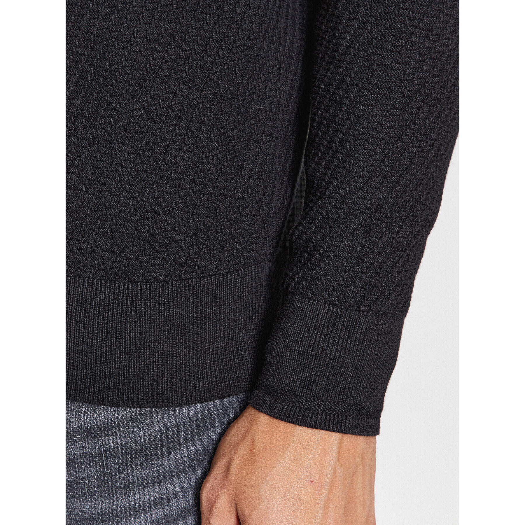 Tommy Hilfiger Пуловер MW0MW33131 Черен Regular Fit - Pepit.bg