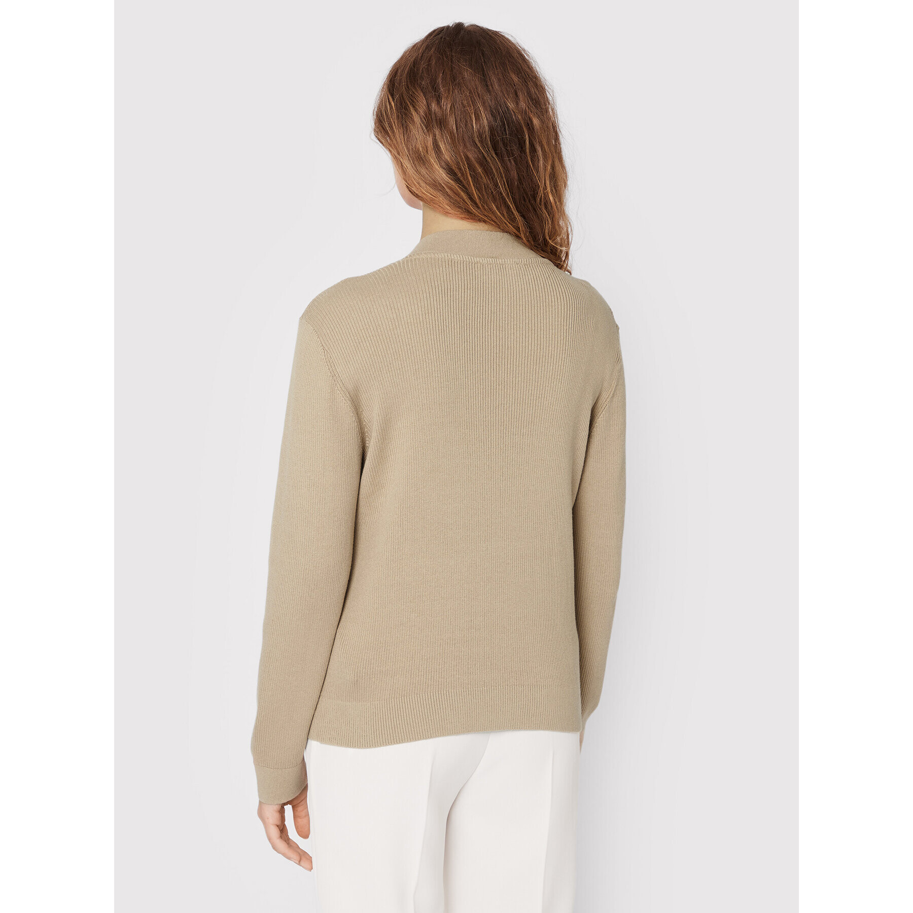 Tommy Hilfiger Пуловер Soft Rib WW0WW34894 Бежов Regular Fit - Pepit.bg