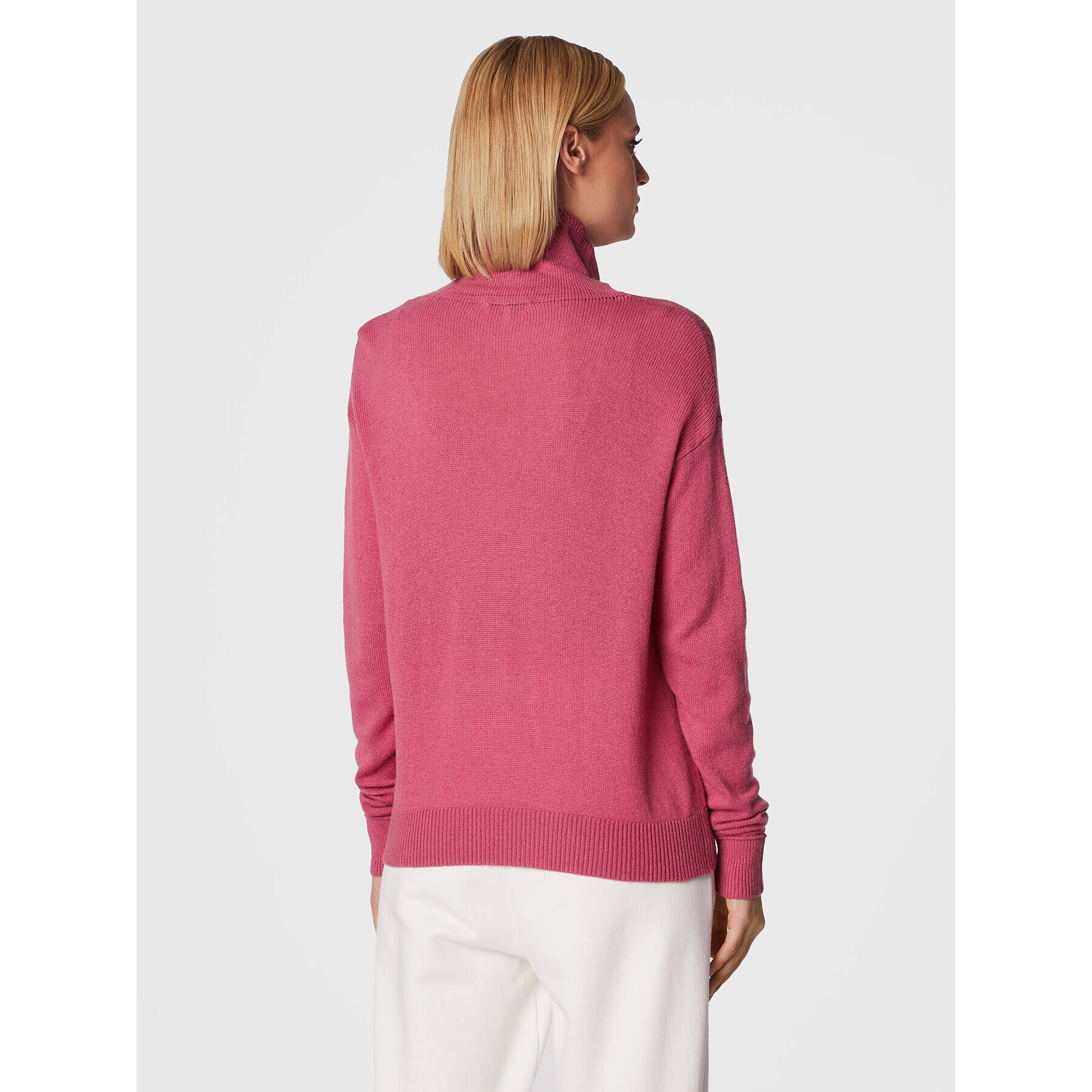 Tommy Hilfiger Пуловер Softwool WW0WW35770 Розов Relaxed Fit - Pepit.bg