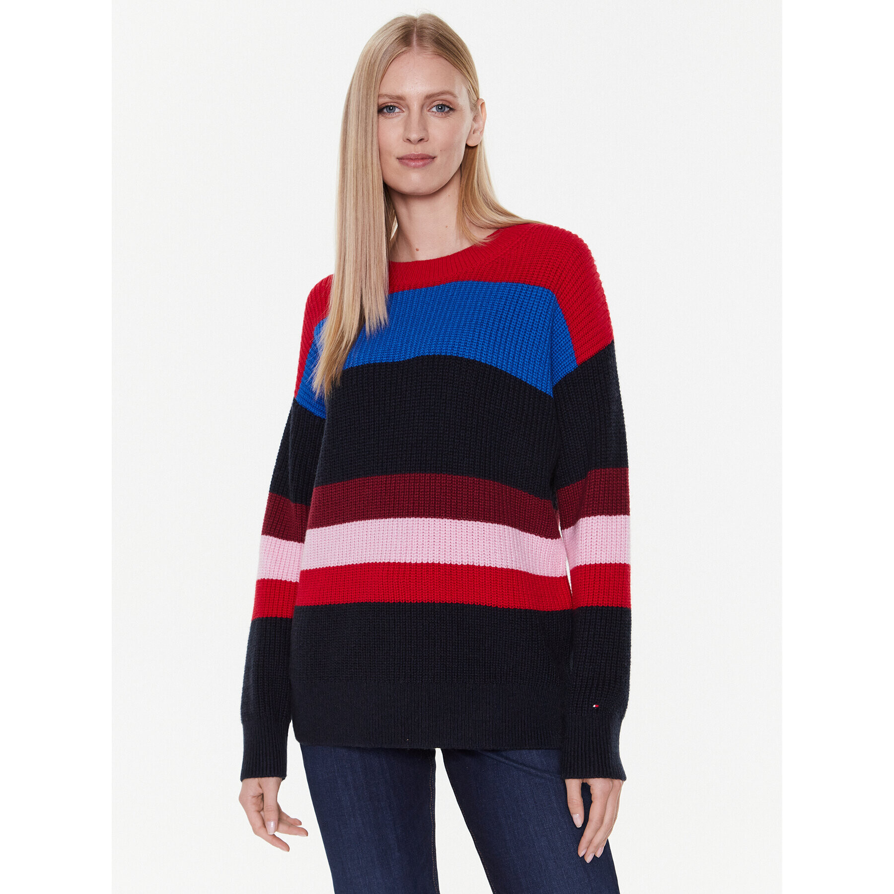 Tommy Hilfiger Пуловер Vibarant WW0WW38786 Цветен Regular Fit - Pepit.bg