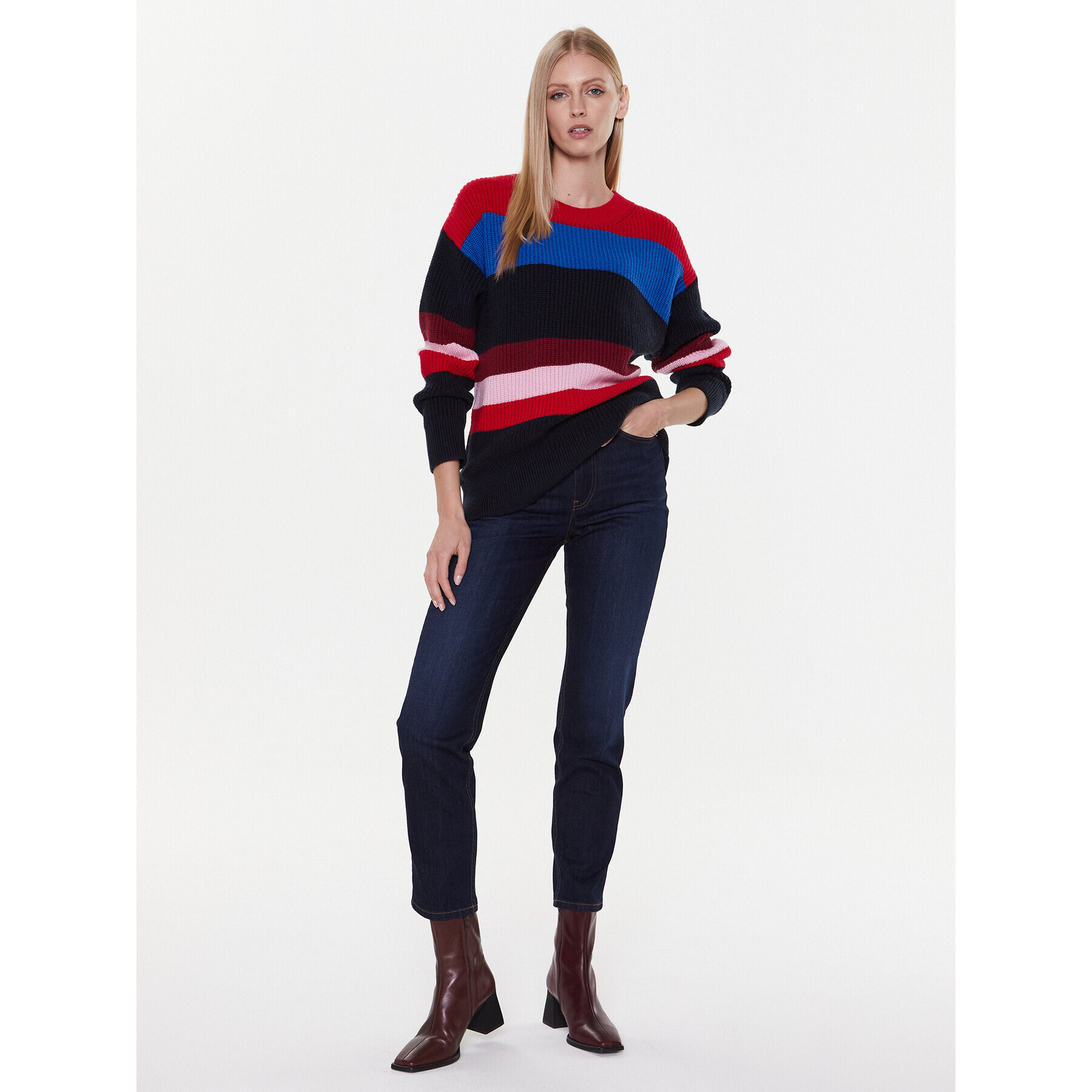 Tommy Hilfiger Пуловер Vibarant WW0WW38786 Цветен Regular Fit - Pepit.bg