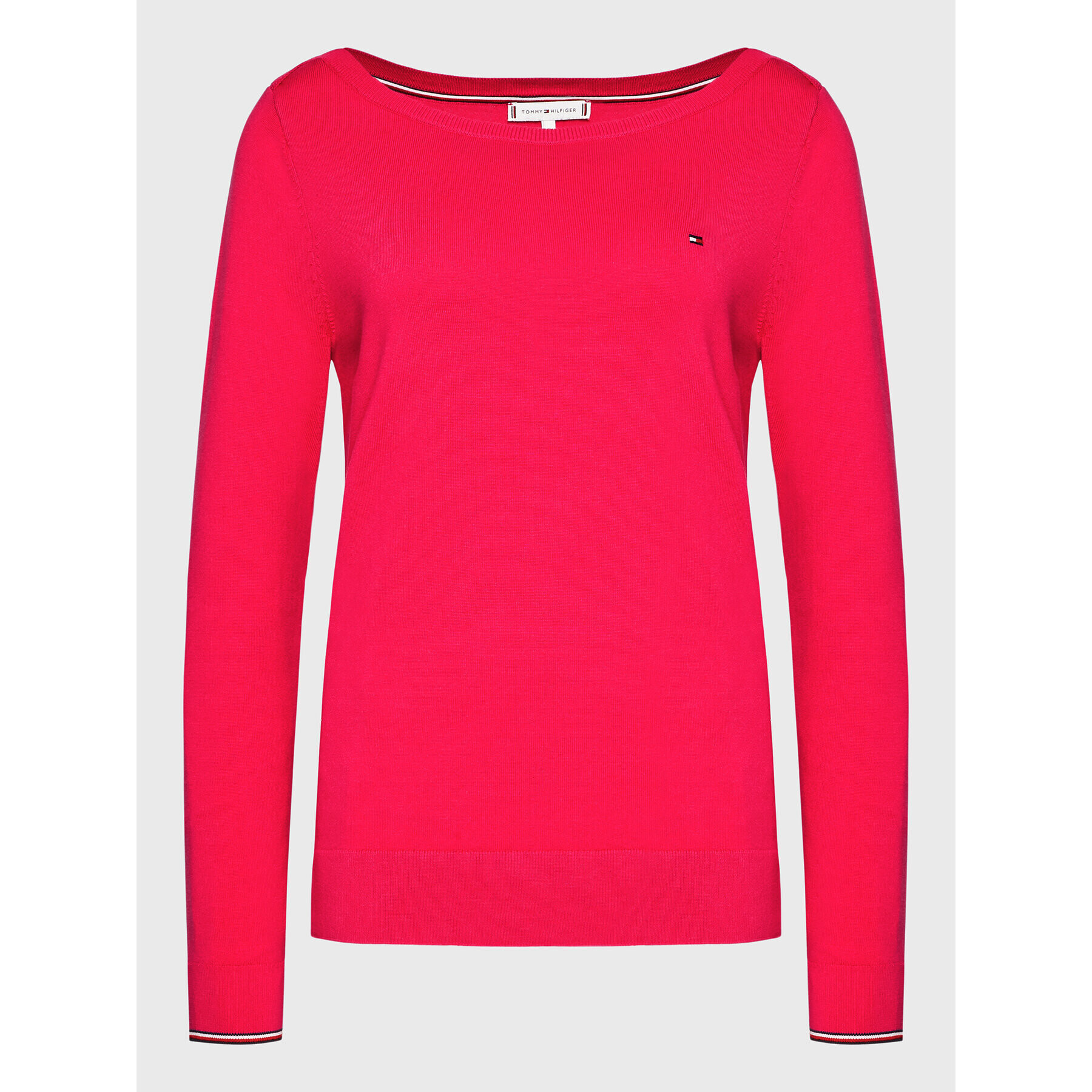 Tommy Hilfiger Пуловер WW0WW25656 Червен Regular Fit - Pepit.bg