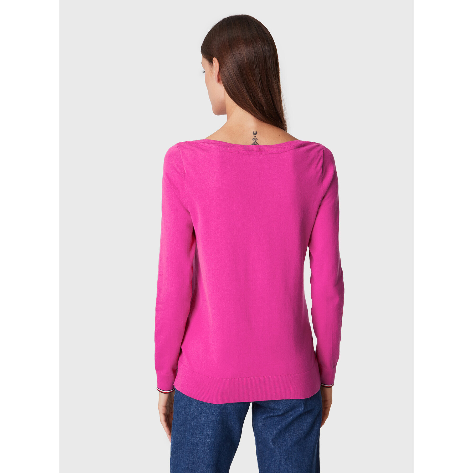 Tommy Hilfiger Пуловер WW0WW25656 Розов Regular Fit - Pepit.bg