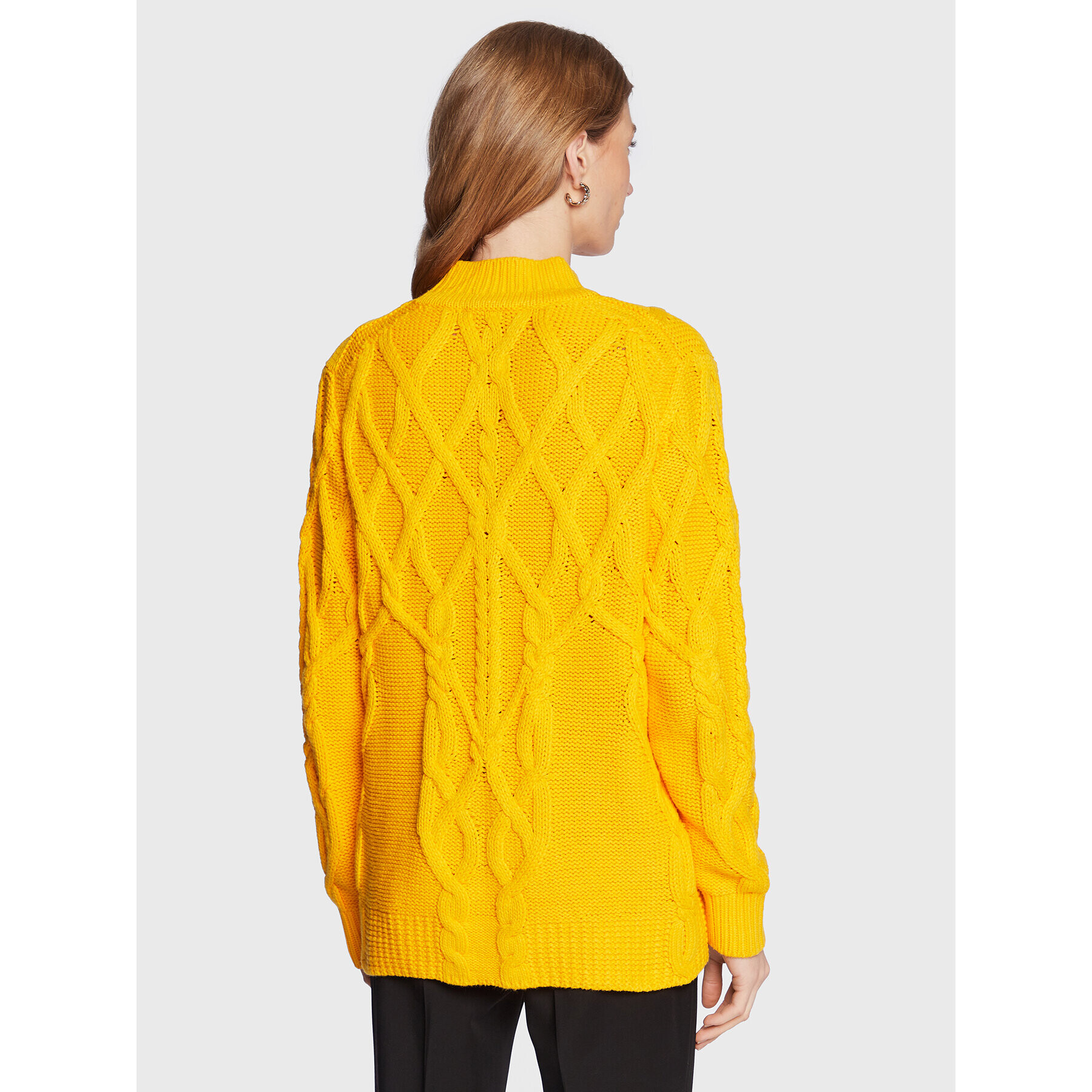 Tommy Hilfiger Пуловер WW0WW36981 Жълт Relaxed Fit - Pepit.bg