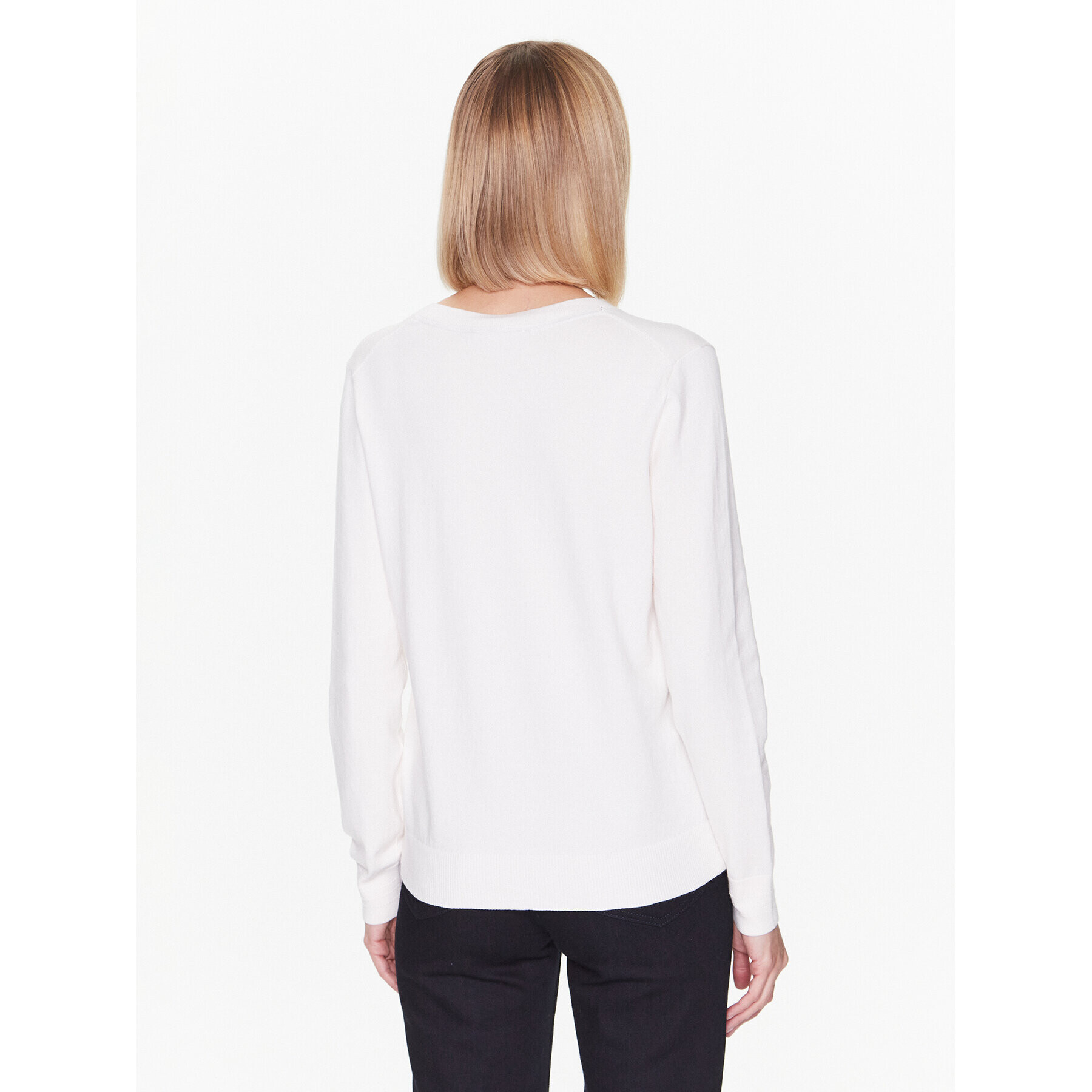 Tommy Hilfiger Пуловер WW0WW37942 Екрю Regular Fit - Pepit.bg