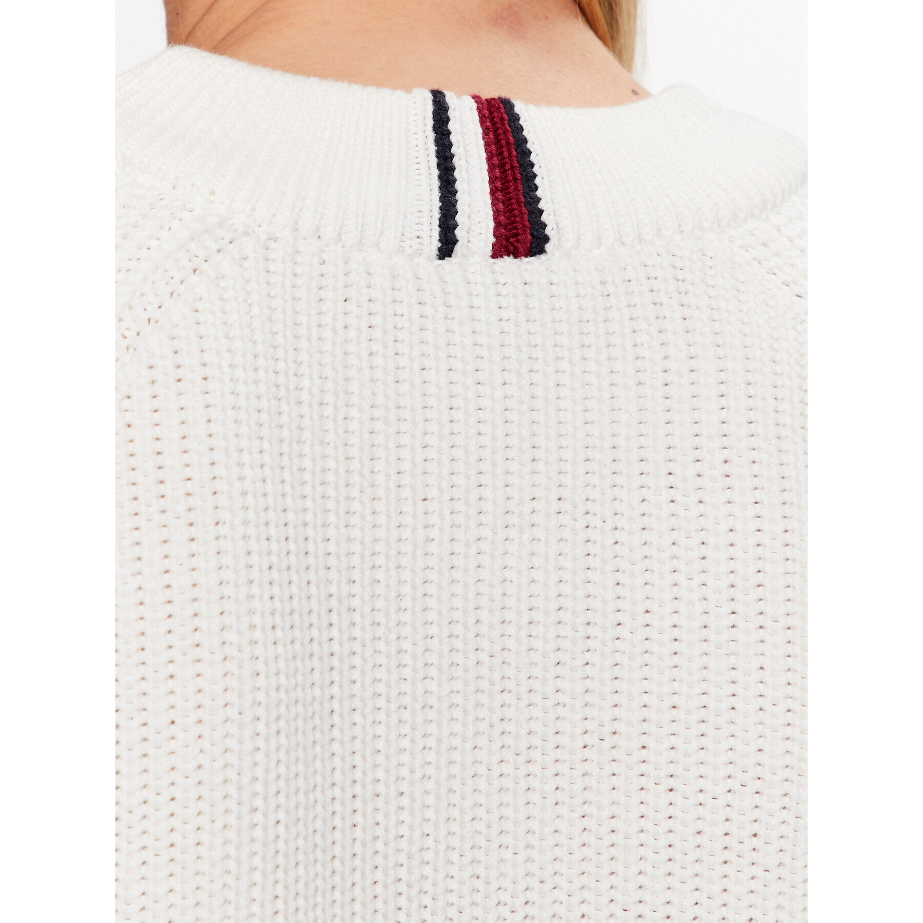 Tommy Hilfiger Пуловер WW0WW39002 Екрю Regular Fit - Pepit.bg