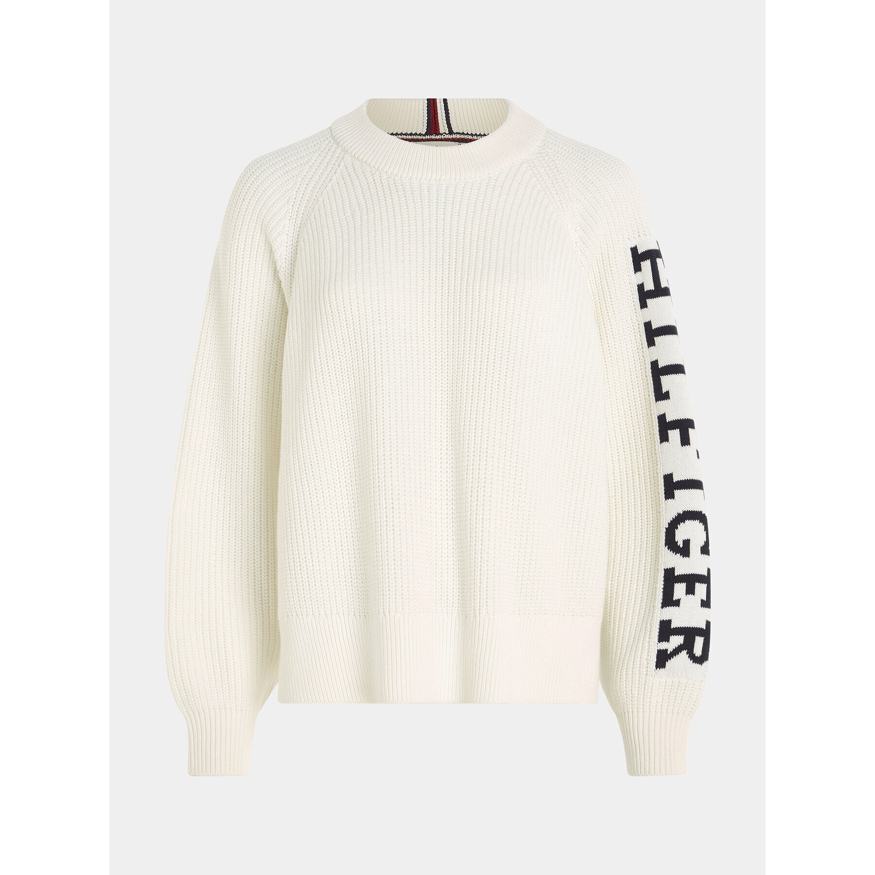 Tommy Hilfiger Пуловер WW0WW39002 Екрю Regular Fit - Pepit.bg