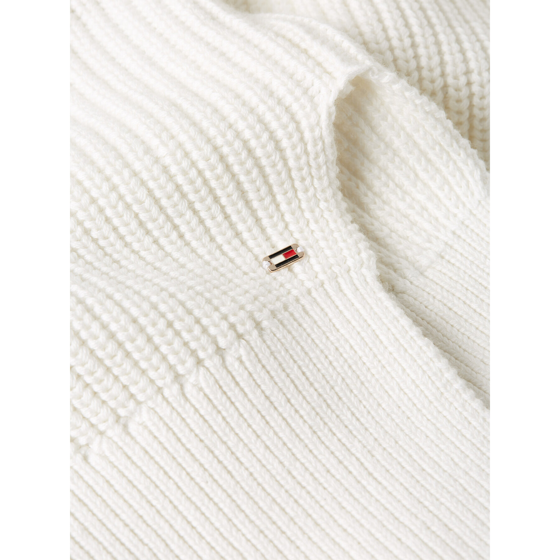 Tommy Hilfiger Пуловер WW0WW39002 Екрю Regular Fit - Pepit.bg