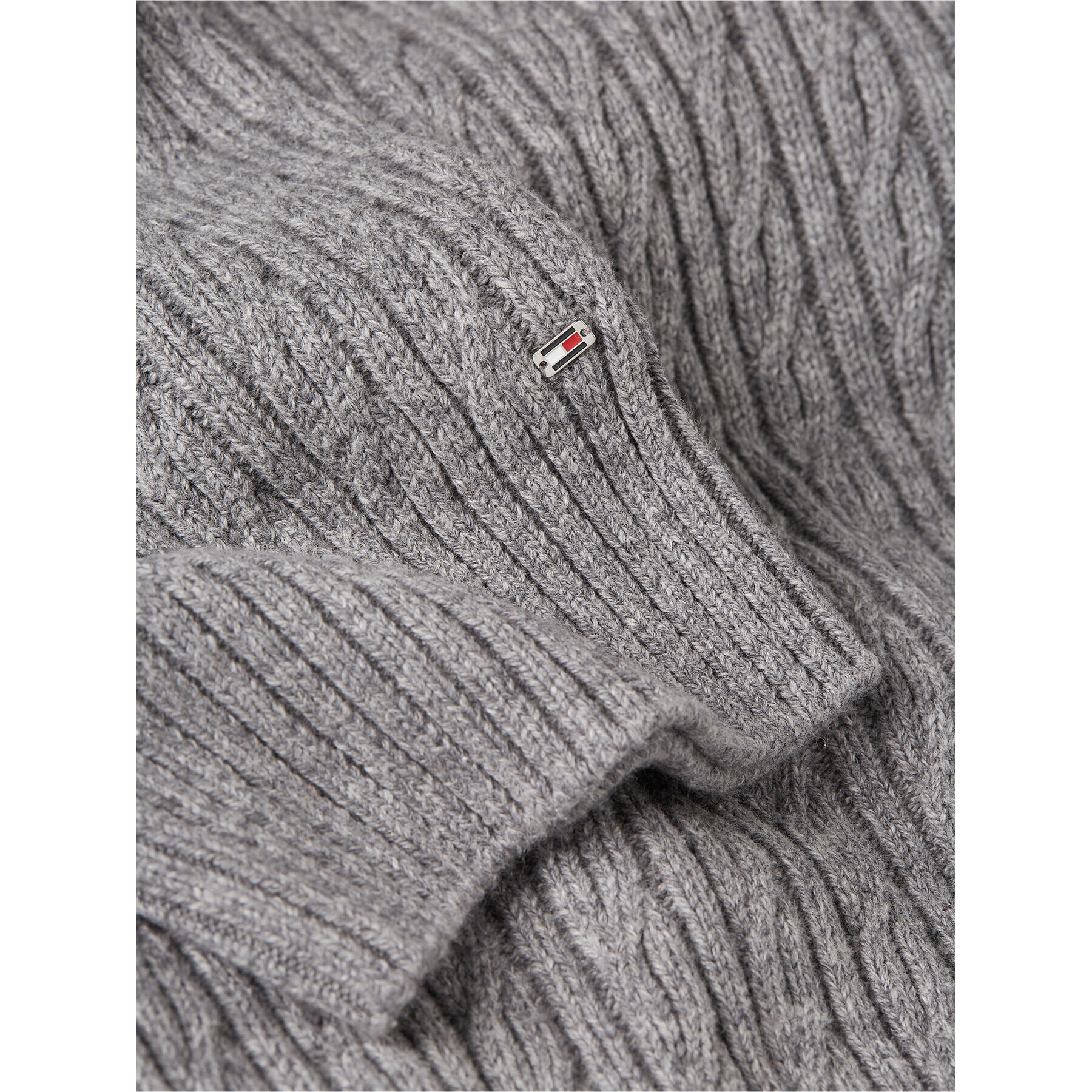 Tommy Hilfiger Пуловер WW0WW39003 Сив Oversize - Pepit.bg