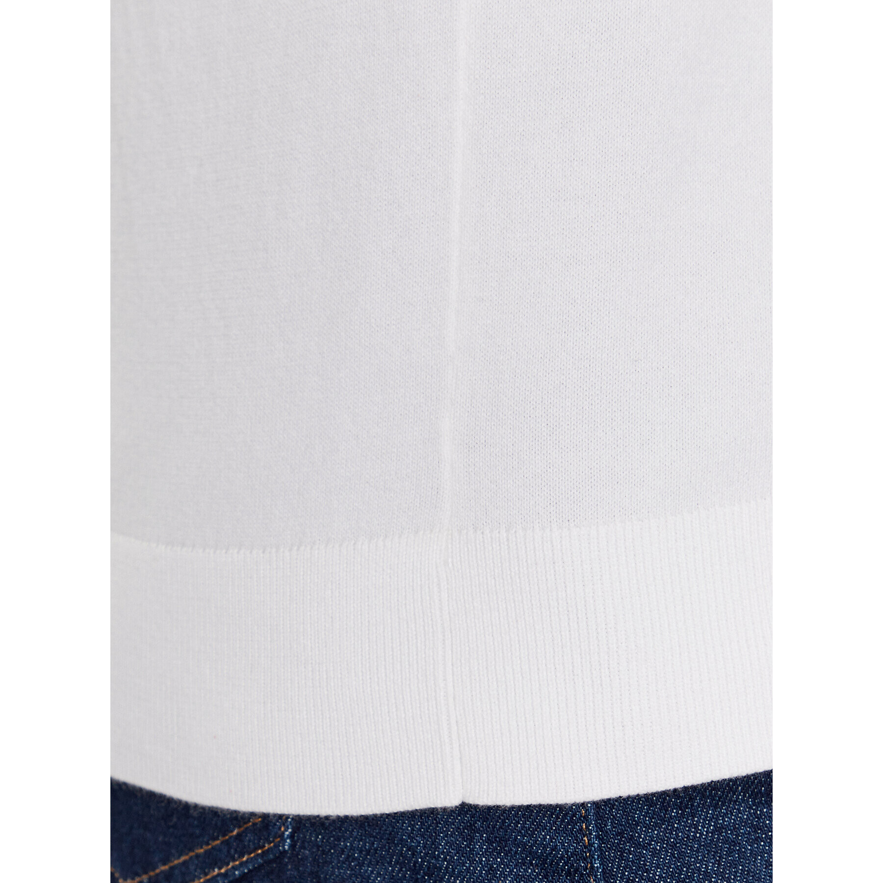 Tommy Hilfiger Пуловер WW0WW40098 Бял Regular Fit - Pepit.bg
