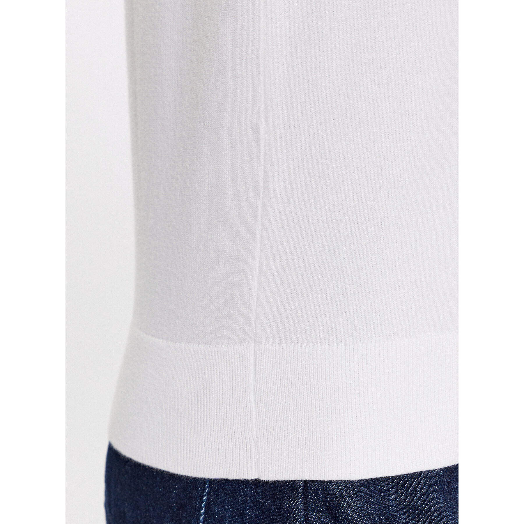 Tommy Hilfiger Пуловер WW0WW40099 Бял Regular Fit - Pepit.bg
