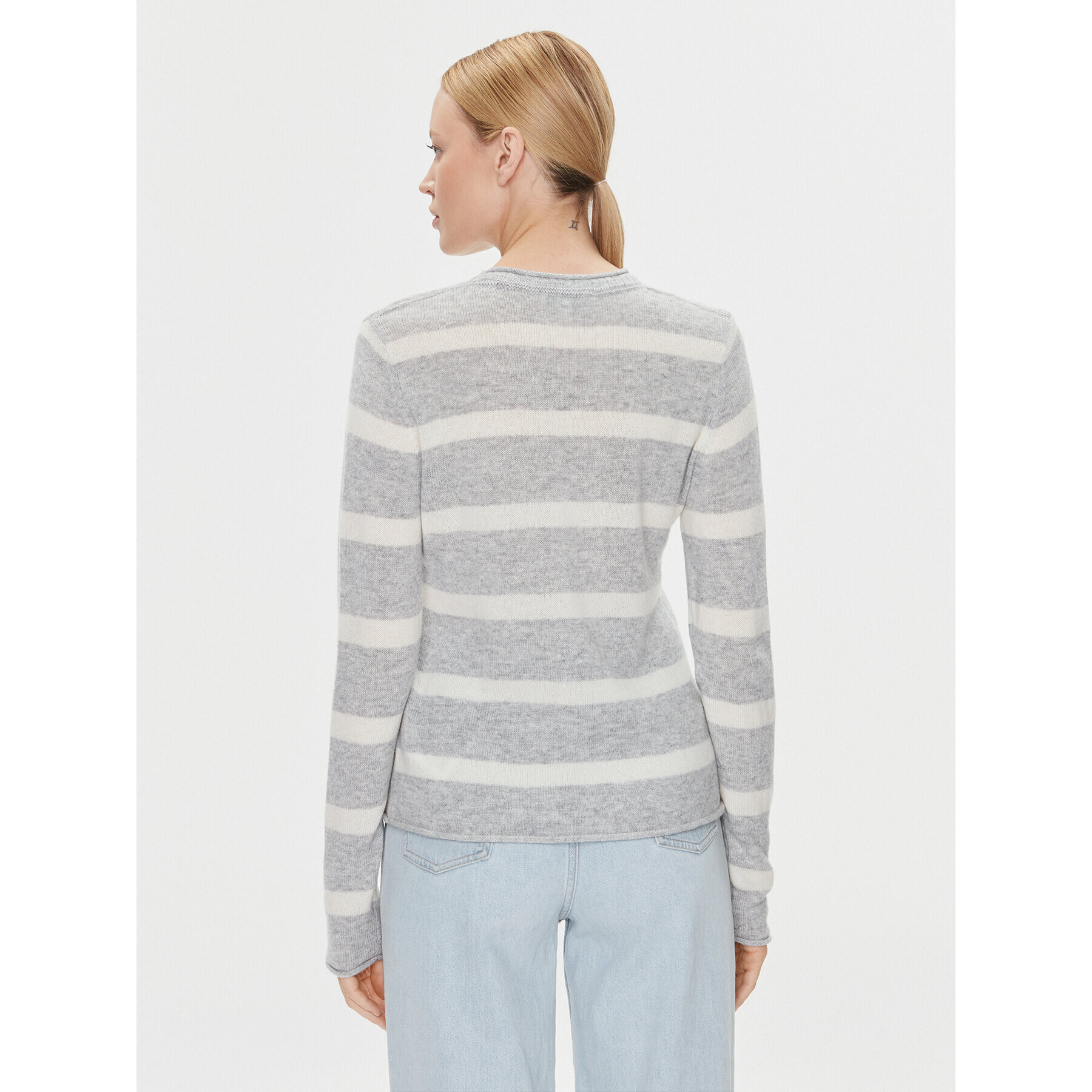 Tommy Hilfiger Пуловер WW0WW40264 Сив Regular Fit - Pepit.bg