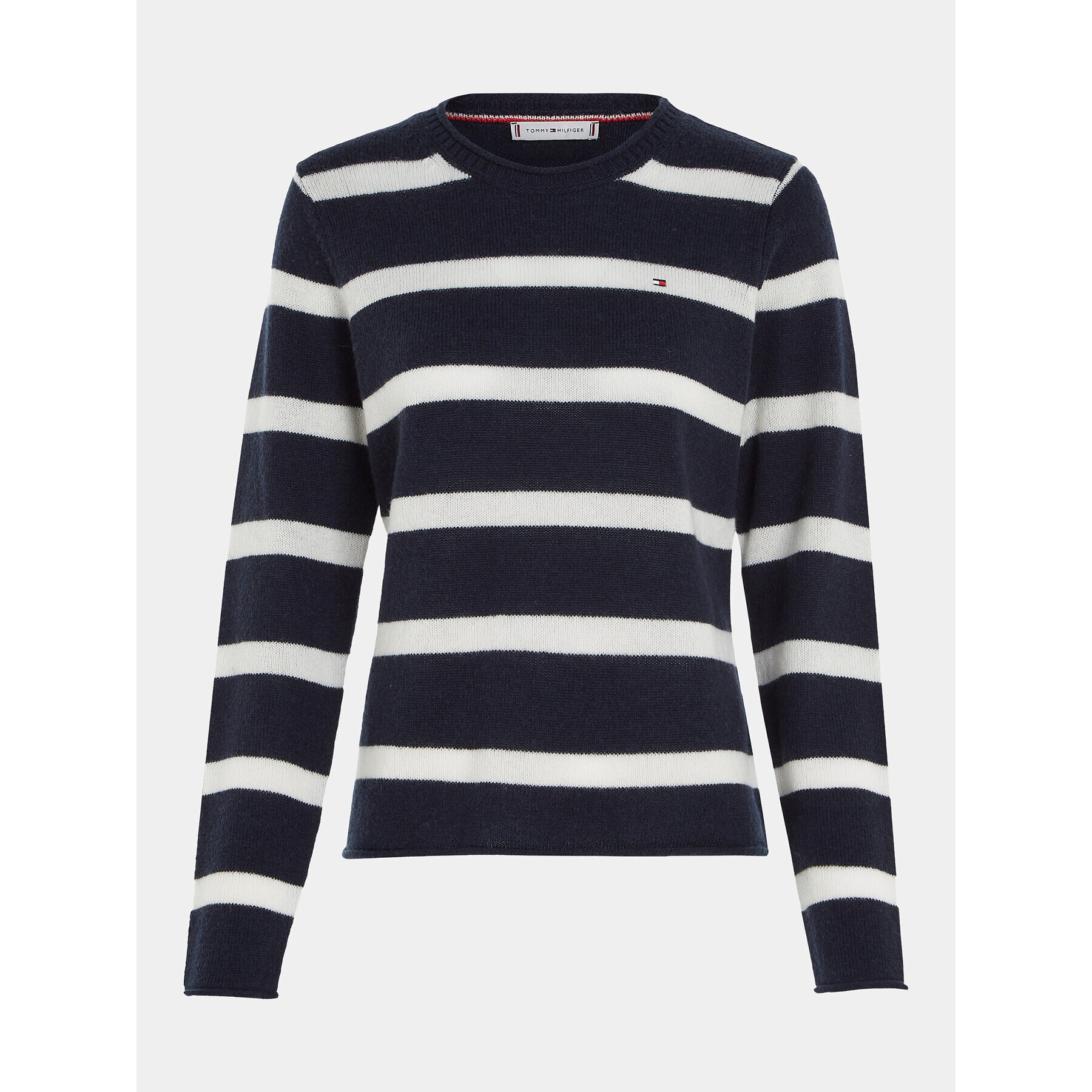 Tommy Hilfiger Пуловер WW0WW40264 Тъмносин Regular Fit - Pepit.bg
