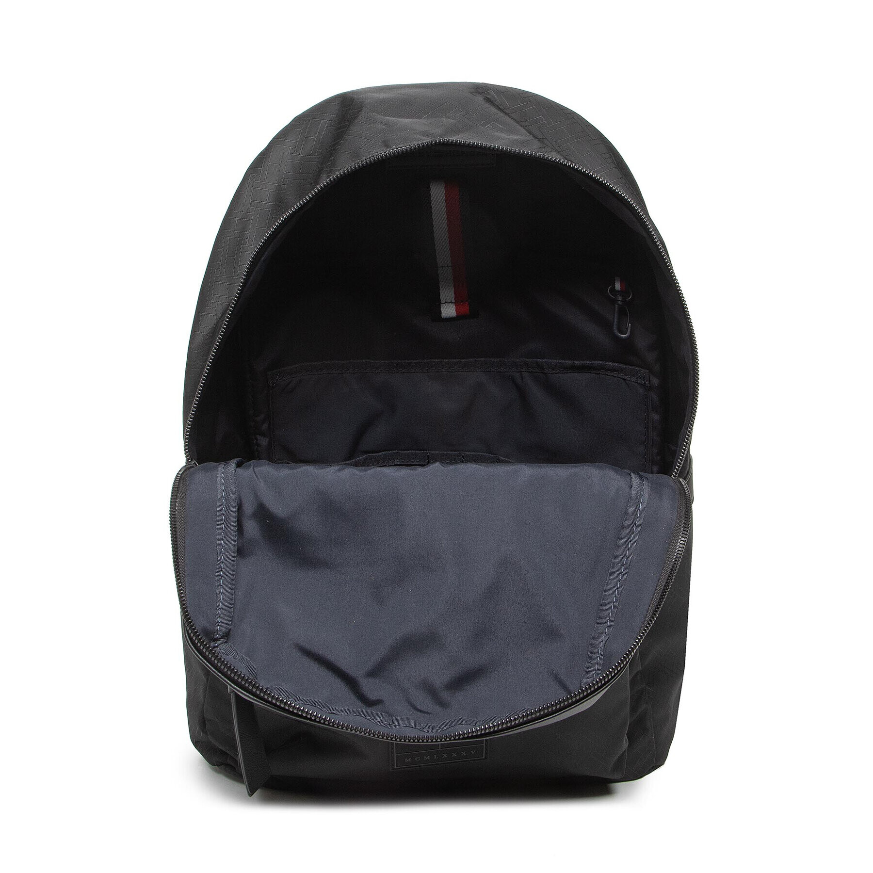 Tommy Hilfiger Раница Th Singnature Backpack AM0AM08452 Черен - Pepit.bg