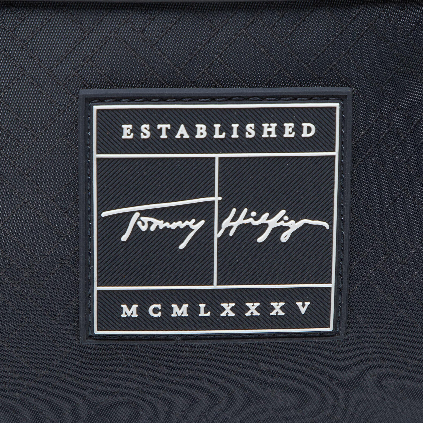 Tommy Hilfiger Раница Th Singnature Backpack AM0AM08452 Тъмносин - Pepit.bg