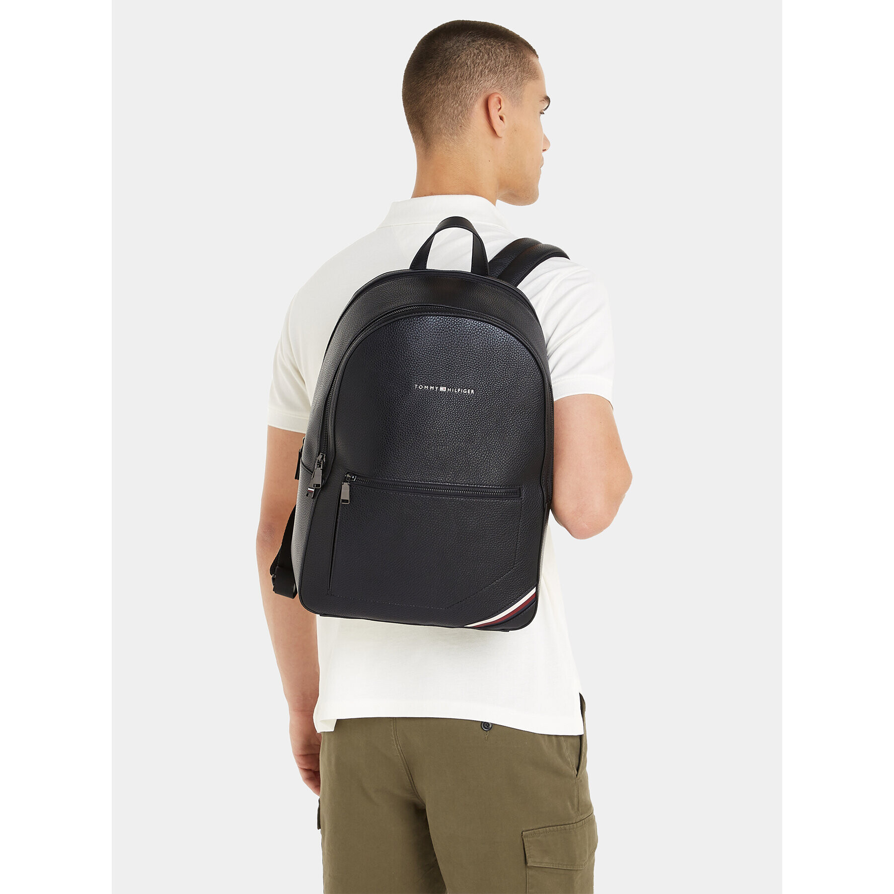 Tommy Hilfiger Раница Central AM0AM11538 Черен - Pepit.bg