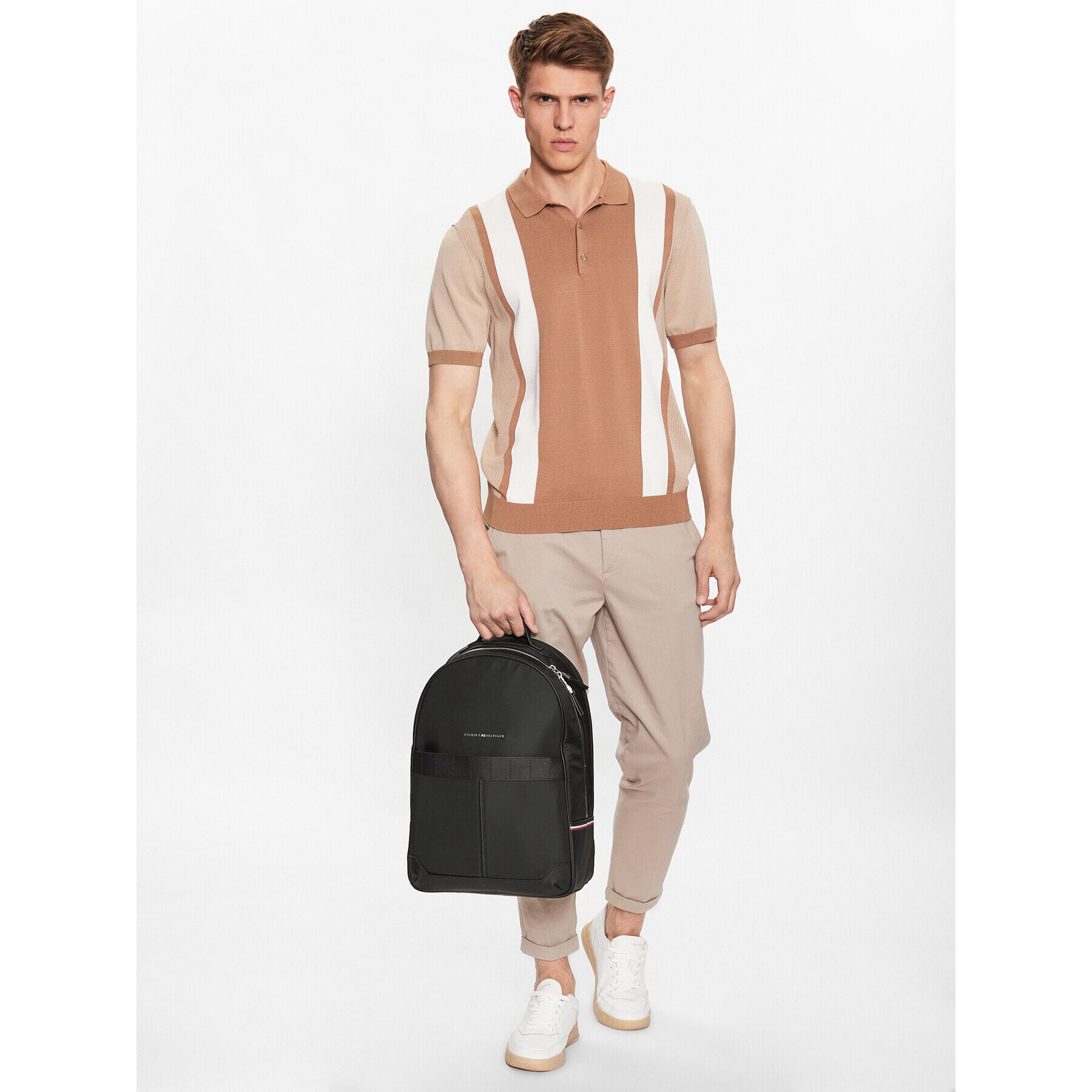 Tommy Hilfiger Раница Elevated Nylon Backpack AM0AM10939 Черен - Pepit.bg