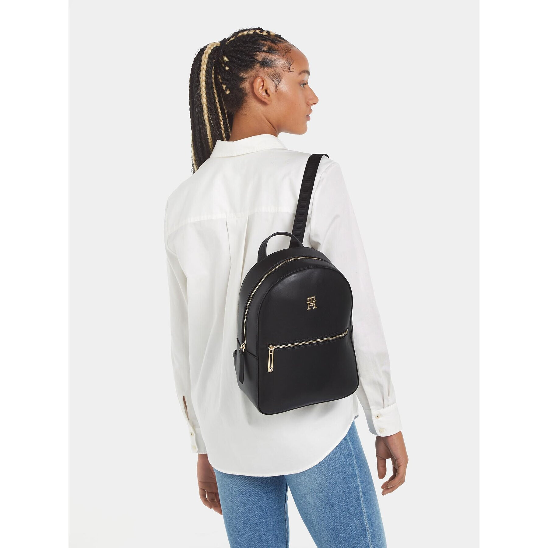 Tommy Hilfiger Раница Iconic AW0AW15086 Черен - Pepit.bg