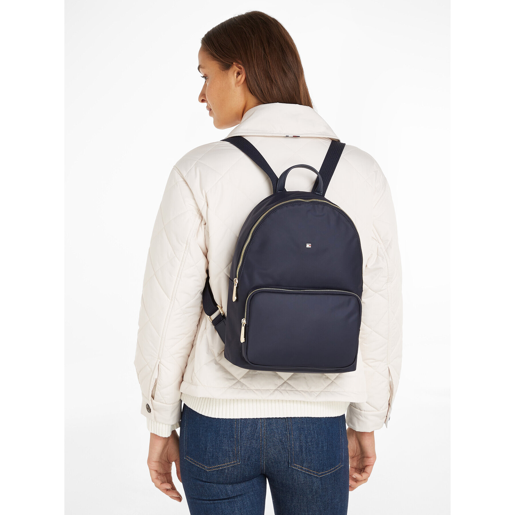 Tommy Hilfiger Раница Poppy Th Backpack AW0AW15641 Тъмносин - Pepit.bg