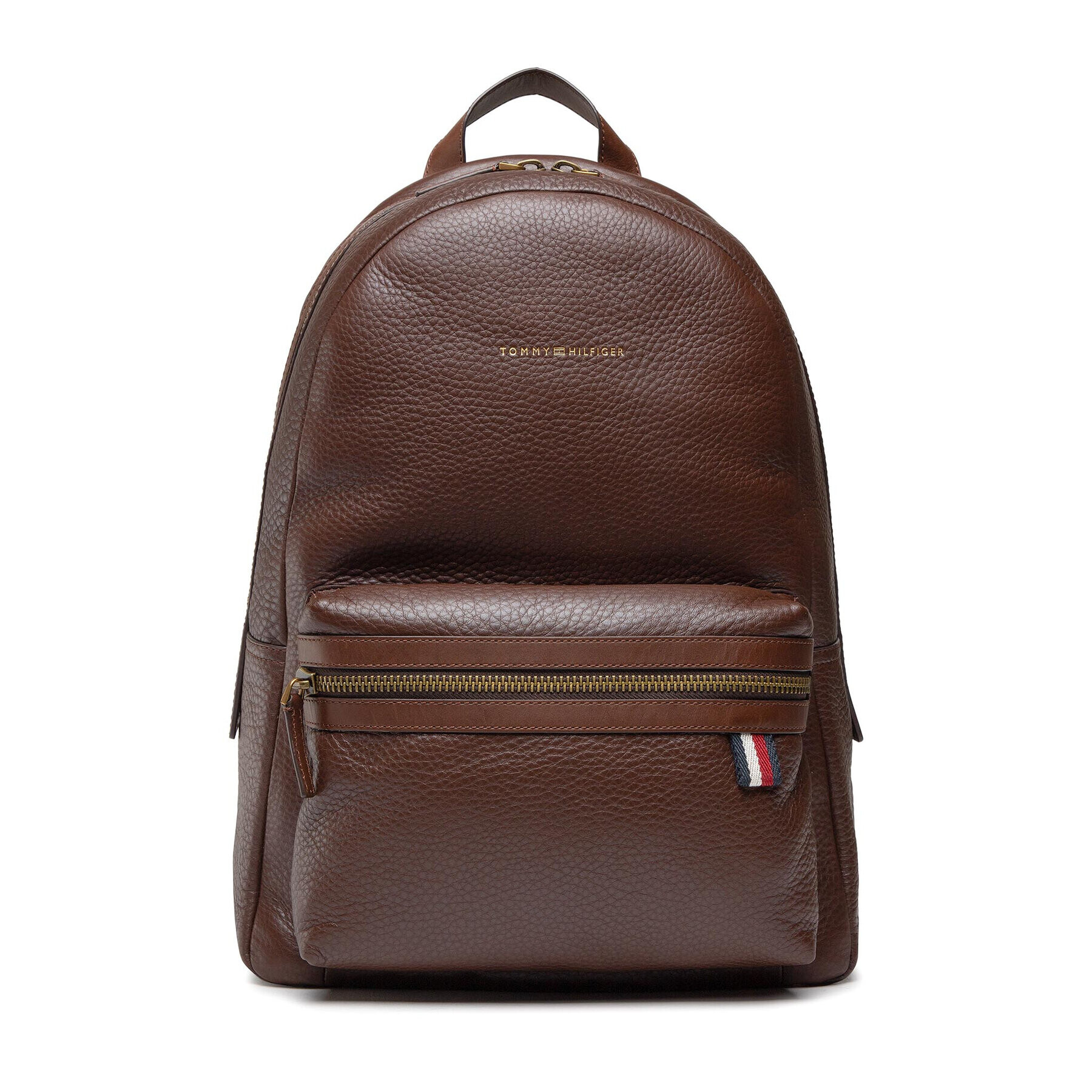 Tommy Hilfiger Раница Premium Leather Backpack AM0AM08453 Кафяв - Pepit.bg