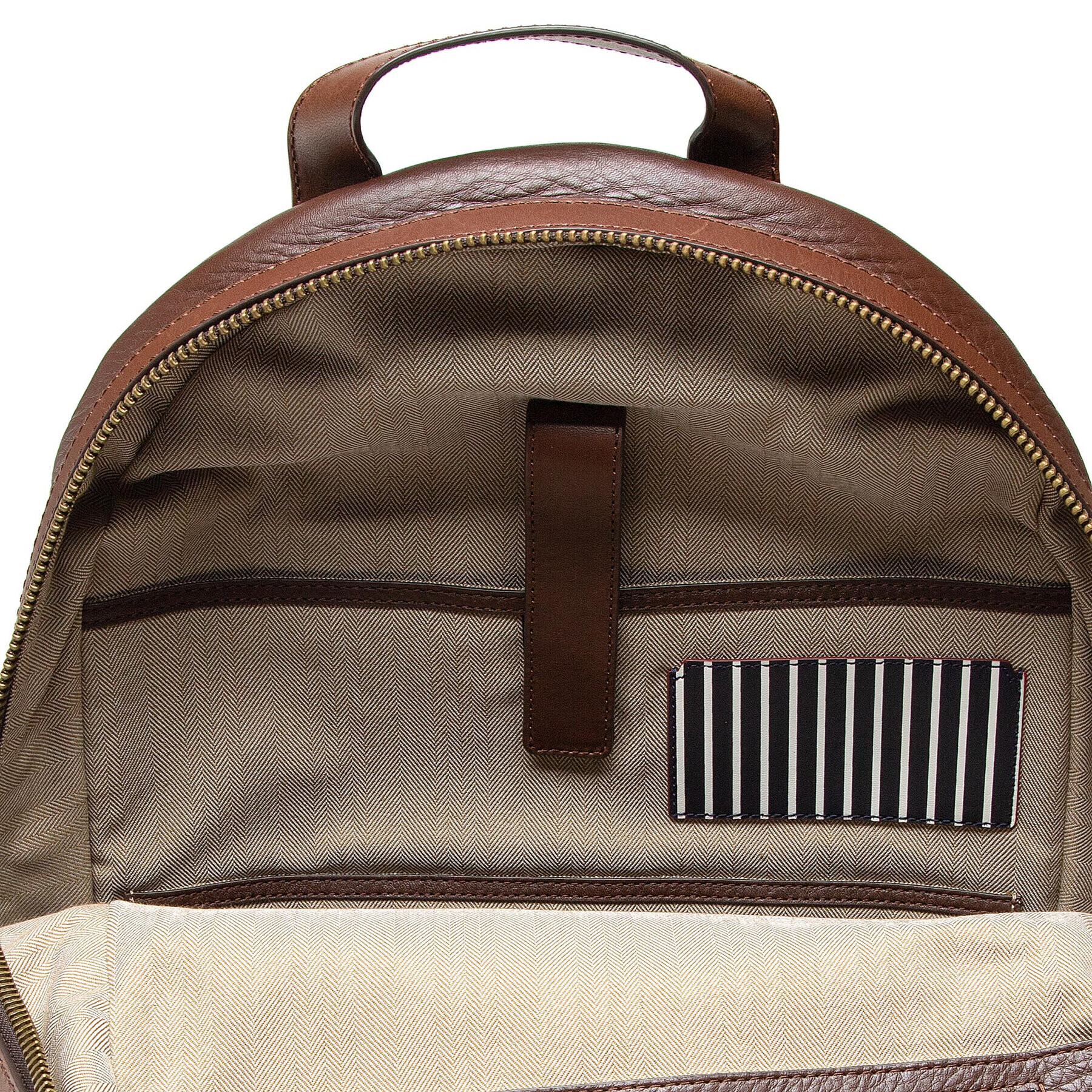 Tommy Hilfiger Раница Premium Leather Backpack AM0AM08453 Кафяв - Pepit.bg