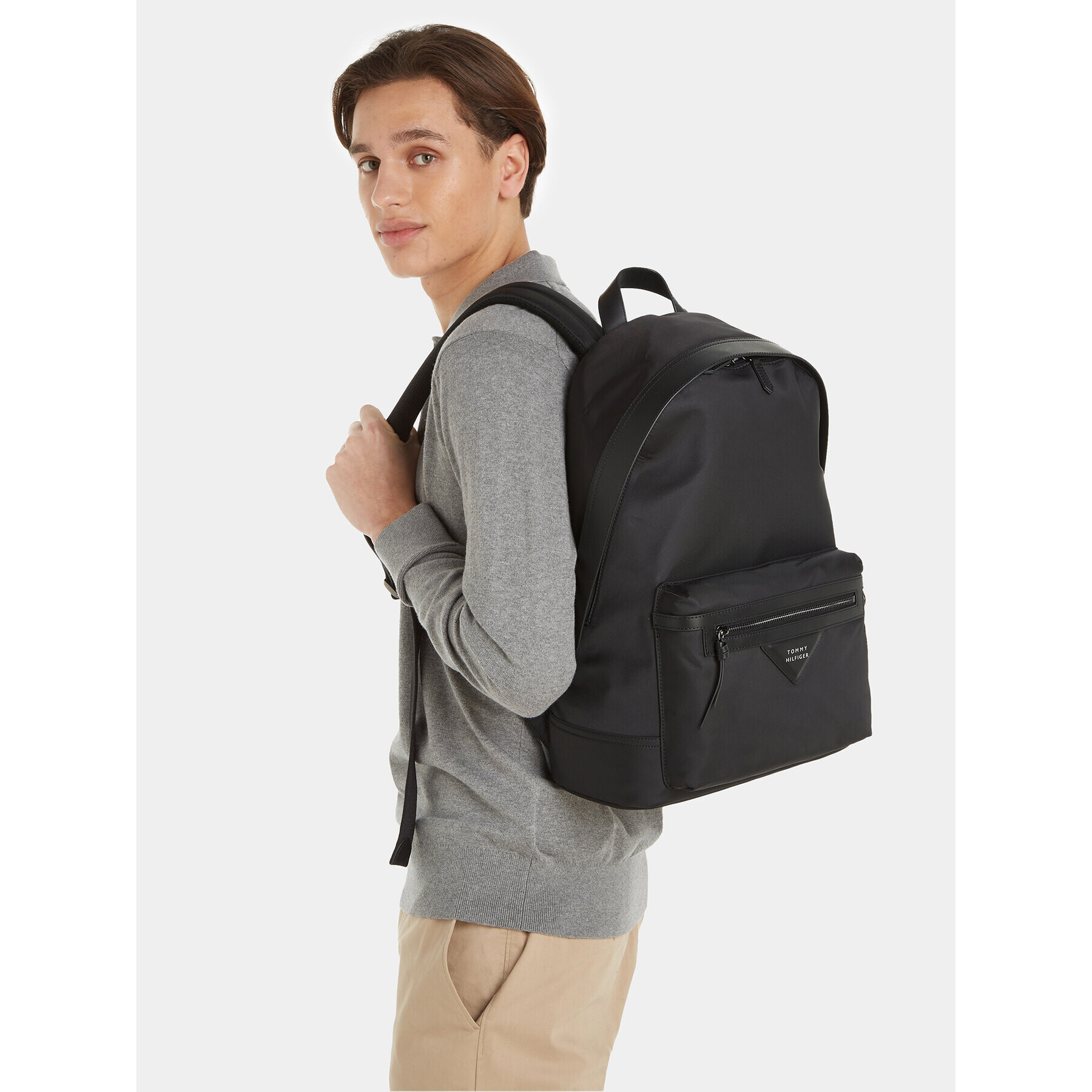 Tommy Hilfiger Раница Th Classic Prep Backpack AM0AM11528 Черен - Pepit.bg