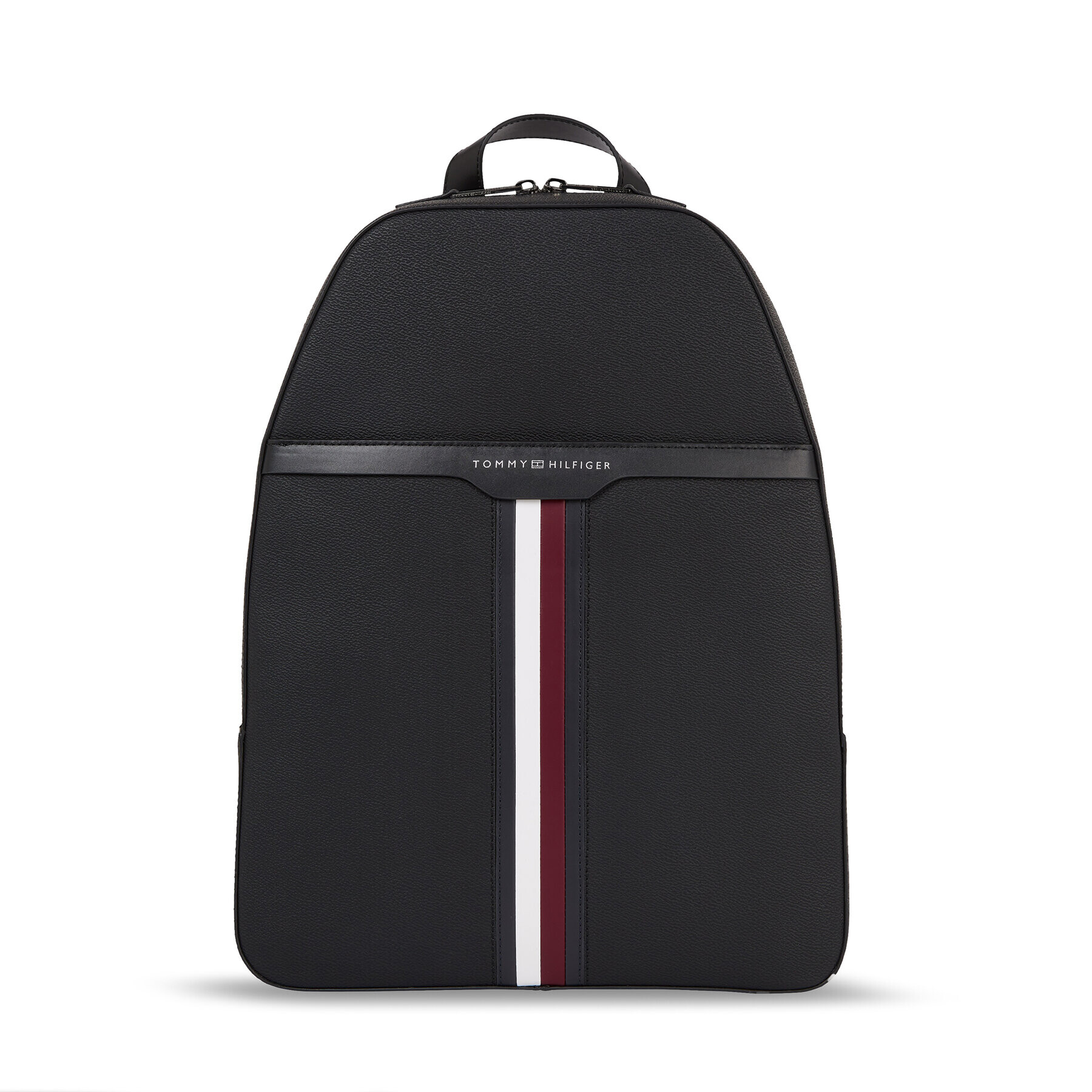 Tommy Hilfiger Раница Th Coated Canvas Backpack AM0AM11533 Черен - Pepit.bg