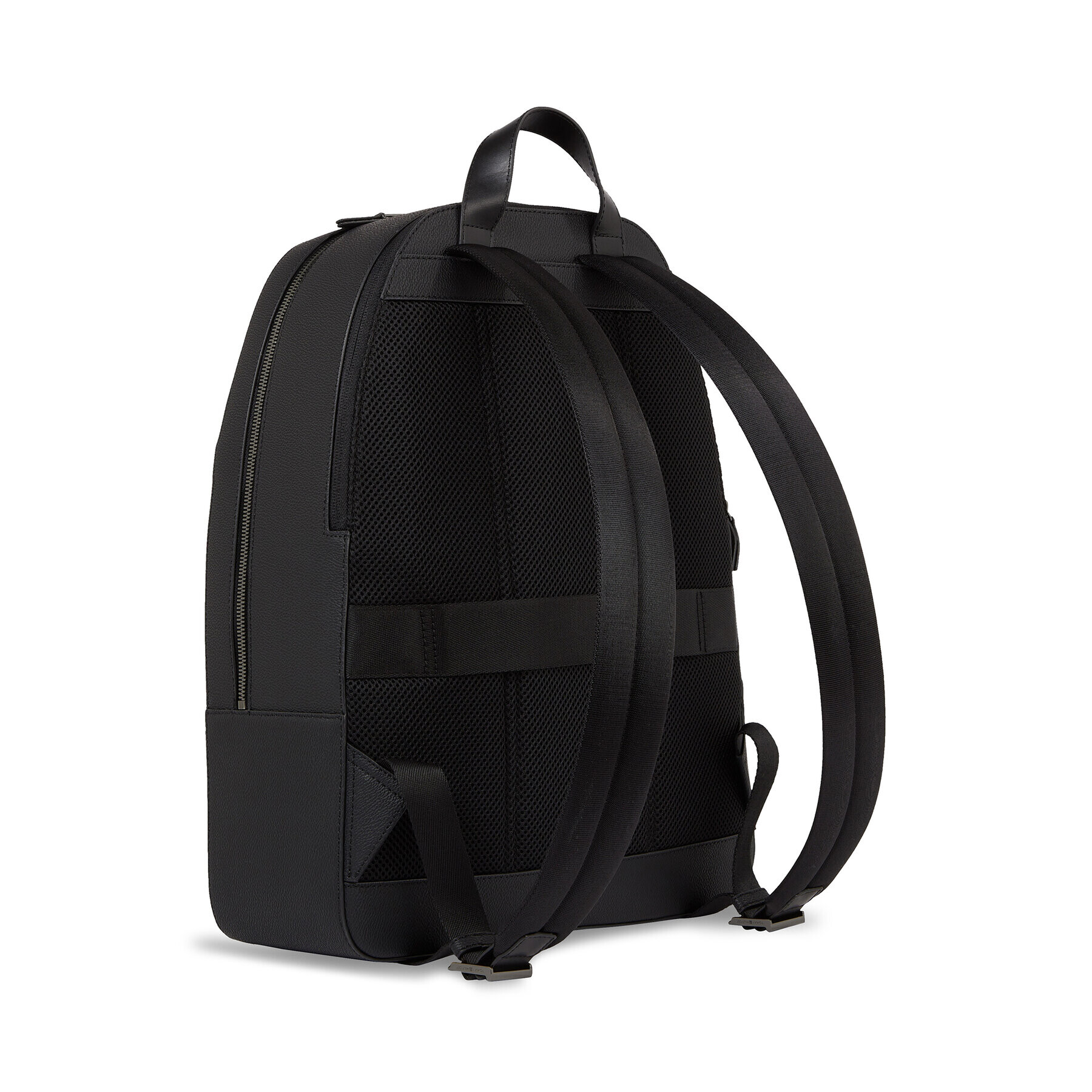 Tommy Hilfiger Раница Th Coated Canvas Backpack AM0AM11533 Черен - Pepit.bg