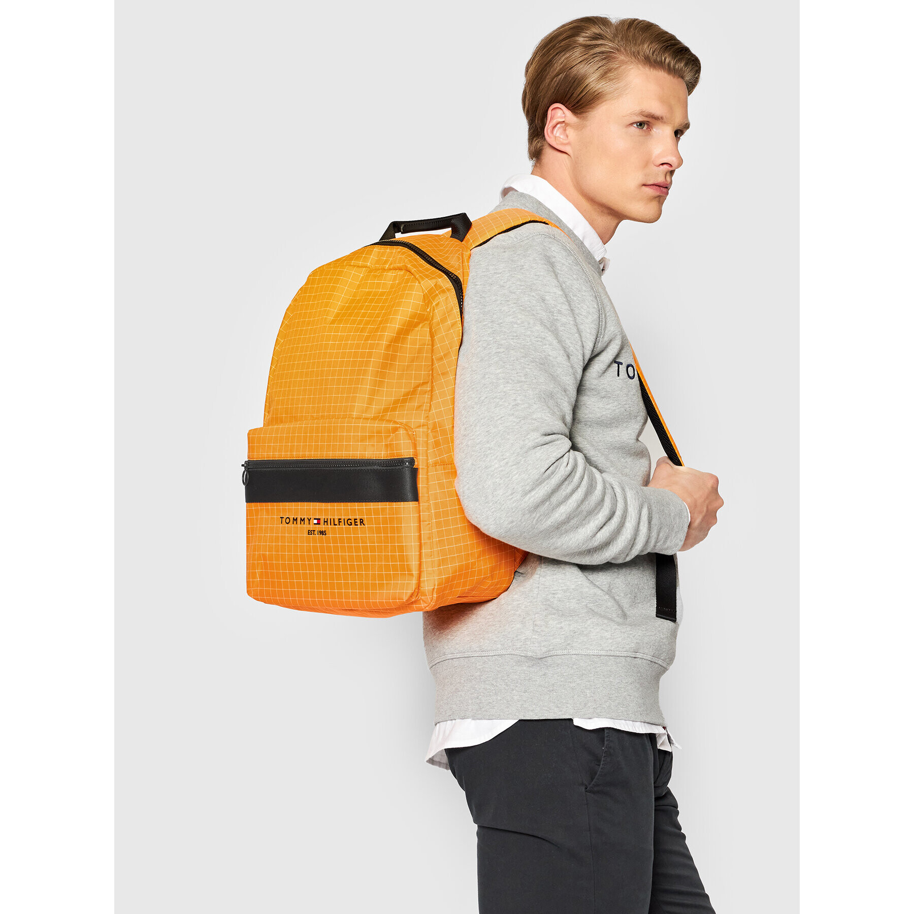 Tommy Hilfiger Раница Th Established Backpack AM0AM08678 Оранжев - Pepit.bg