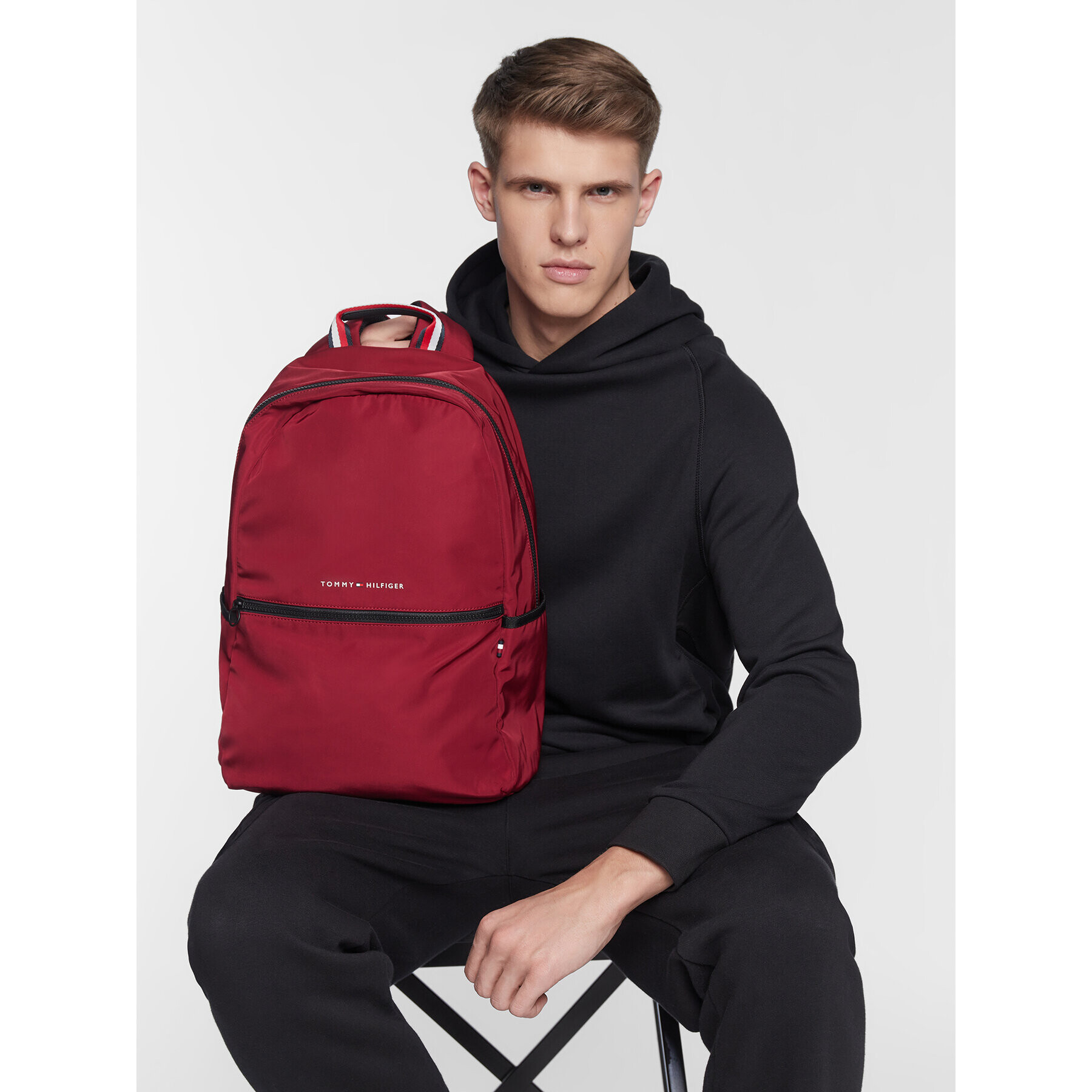 Tommy Hilfiger Раница Th Horizon Backpack AM0AM10547 Бордо - Pepit.bg