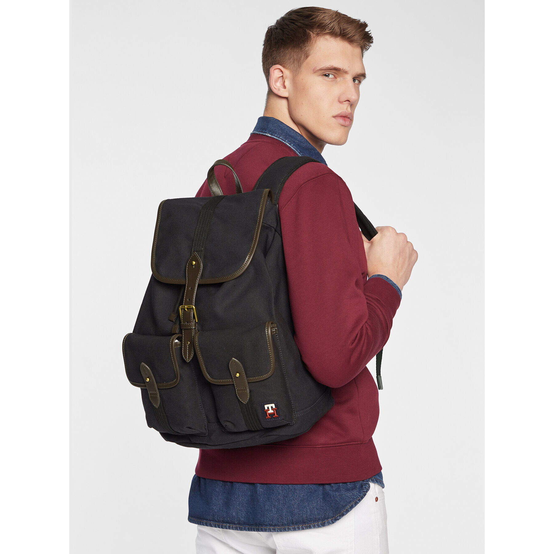 Tommy Hilfiger Раница Th Modern Prep Backpack AM0AM10592 Тъмносин - Pepit.bg