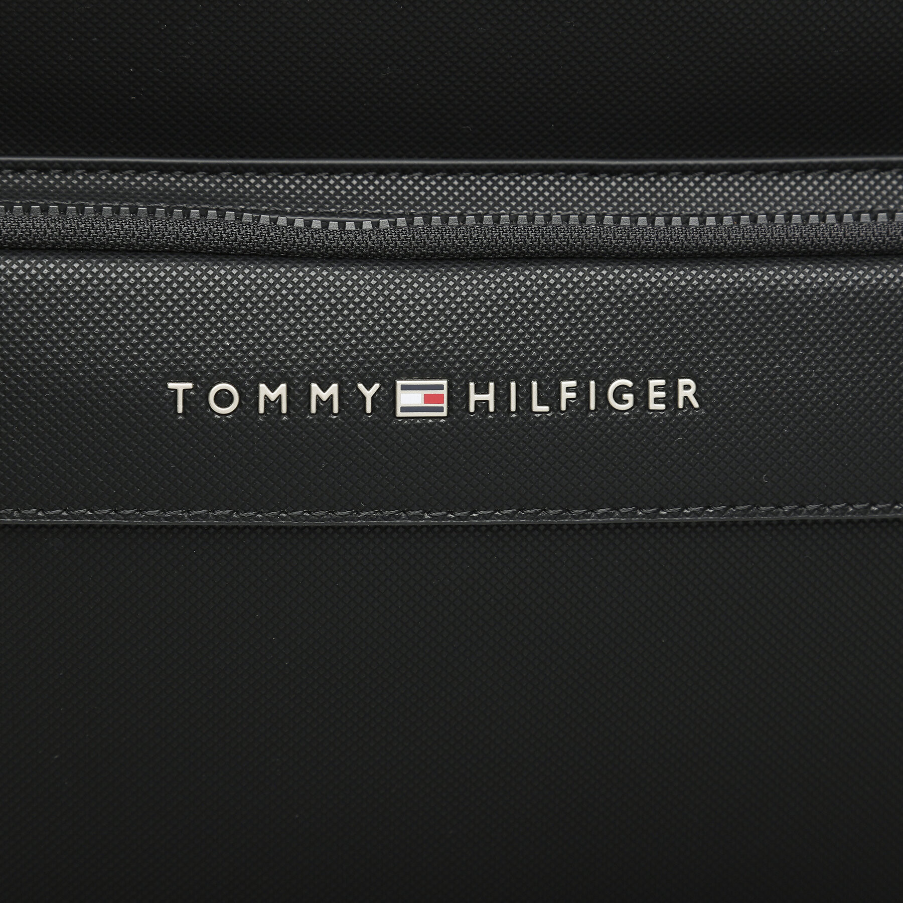 Tommy Hilfiger Раница Th Pique Pu Backpack AM0AM11317 Черен - Pepit.bg