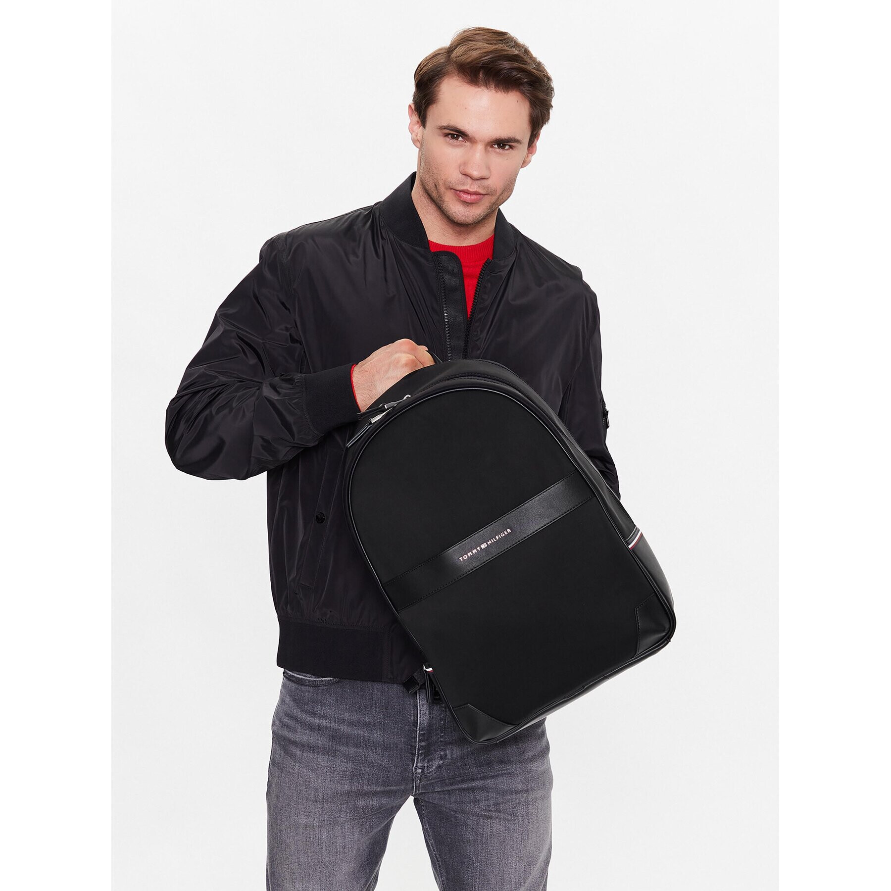 Tommy Hilfiger Раница Urban Nylon AM0AM10566 Черен - Pepit.bg