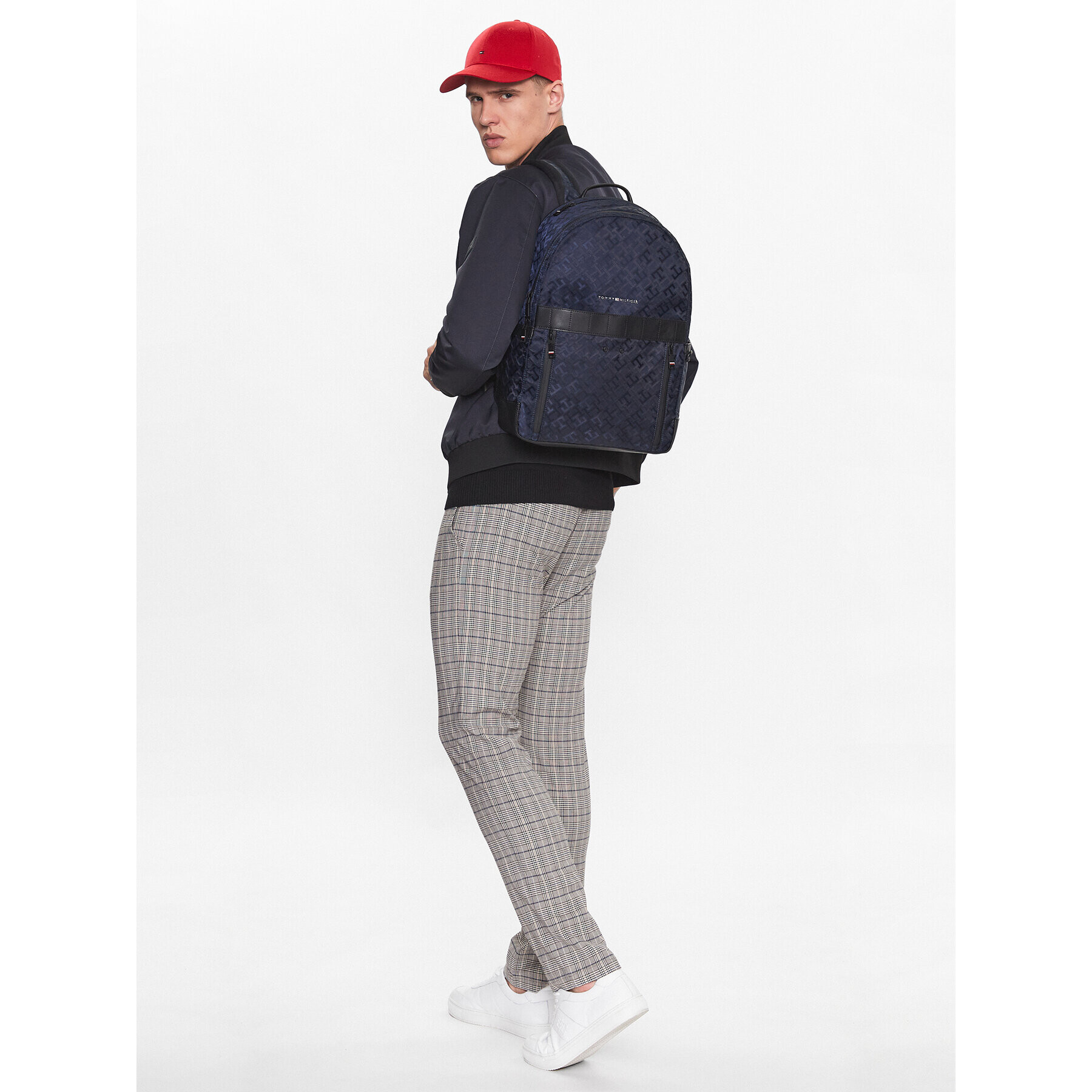 Tommy Hilfiger Раница The Elevated 1985 Mono Backpack AM0AM11086 Тъмносин - Pepit.bg