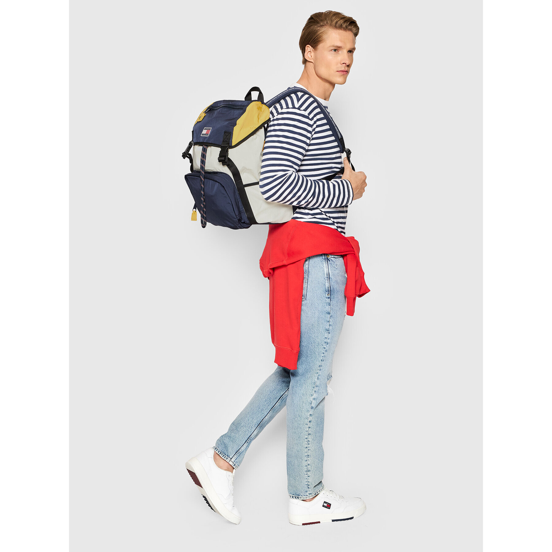 Tommy Hilfiger Раница Tjm Travel Flap Backpack AM0AM08560 Тъмносин - Pepit.bg