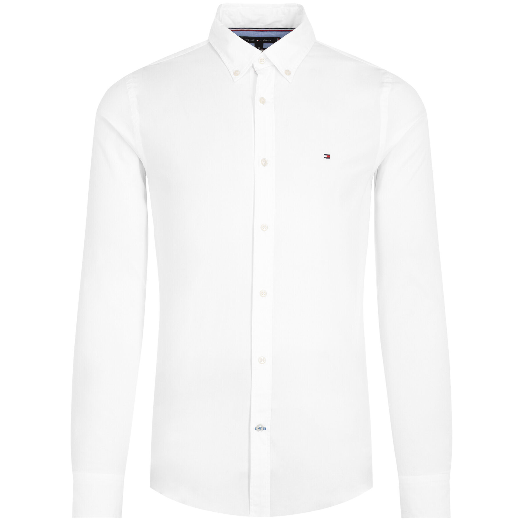 Tommy Hilfiger Риза 867894704 Бял Slim Fit - Pepit.bg