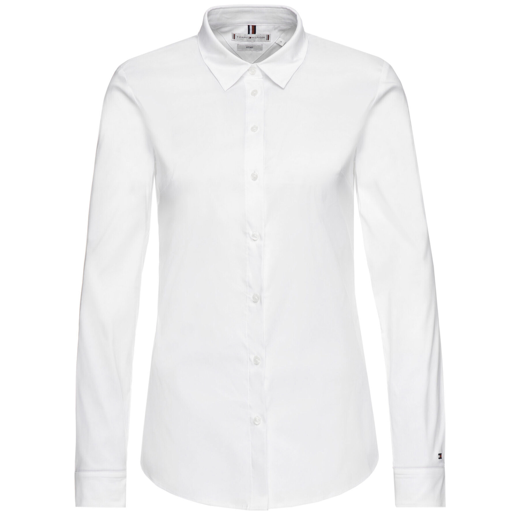 Tommy Hilfiger Риза Heritage Regular Fit Shirt 1M87647510 Бял Slim Fit - Pepit.bg