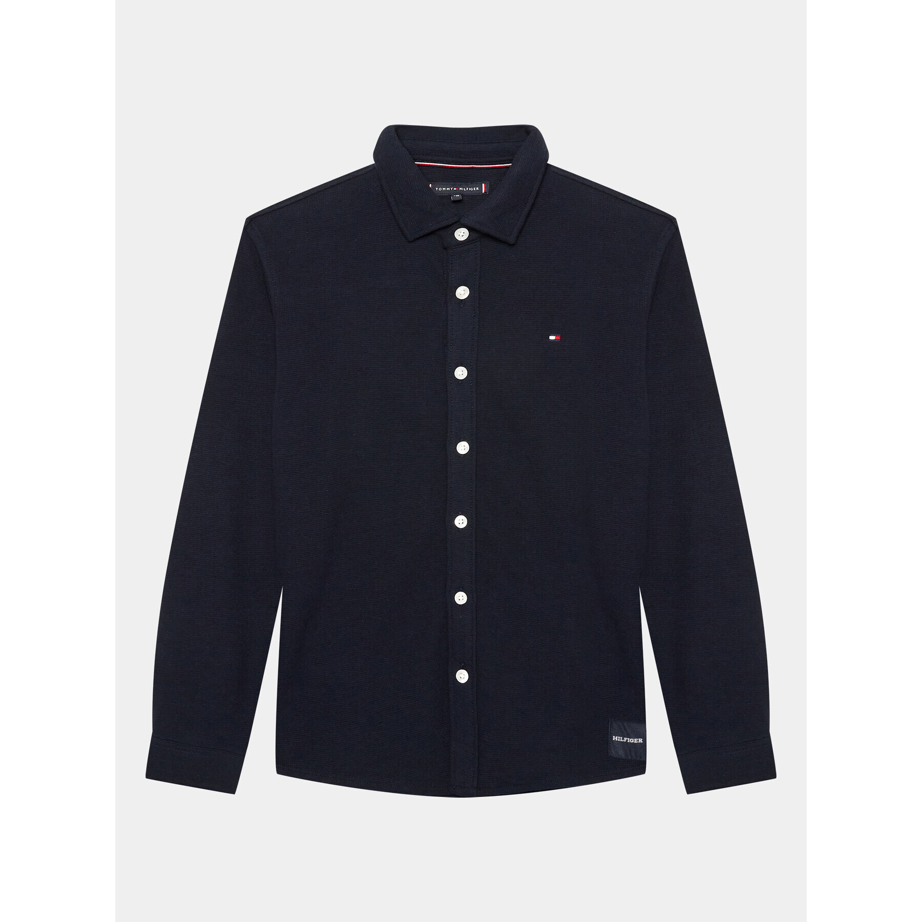 Tommy Hilfiger Риза KB0KB08308 D Тъмносин Regular Fit - Pepit.bg