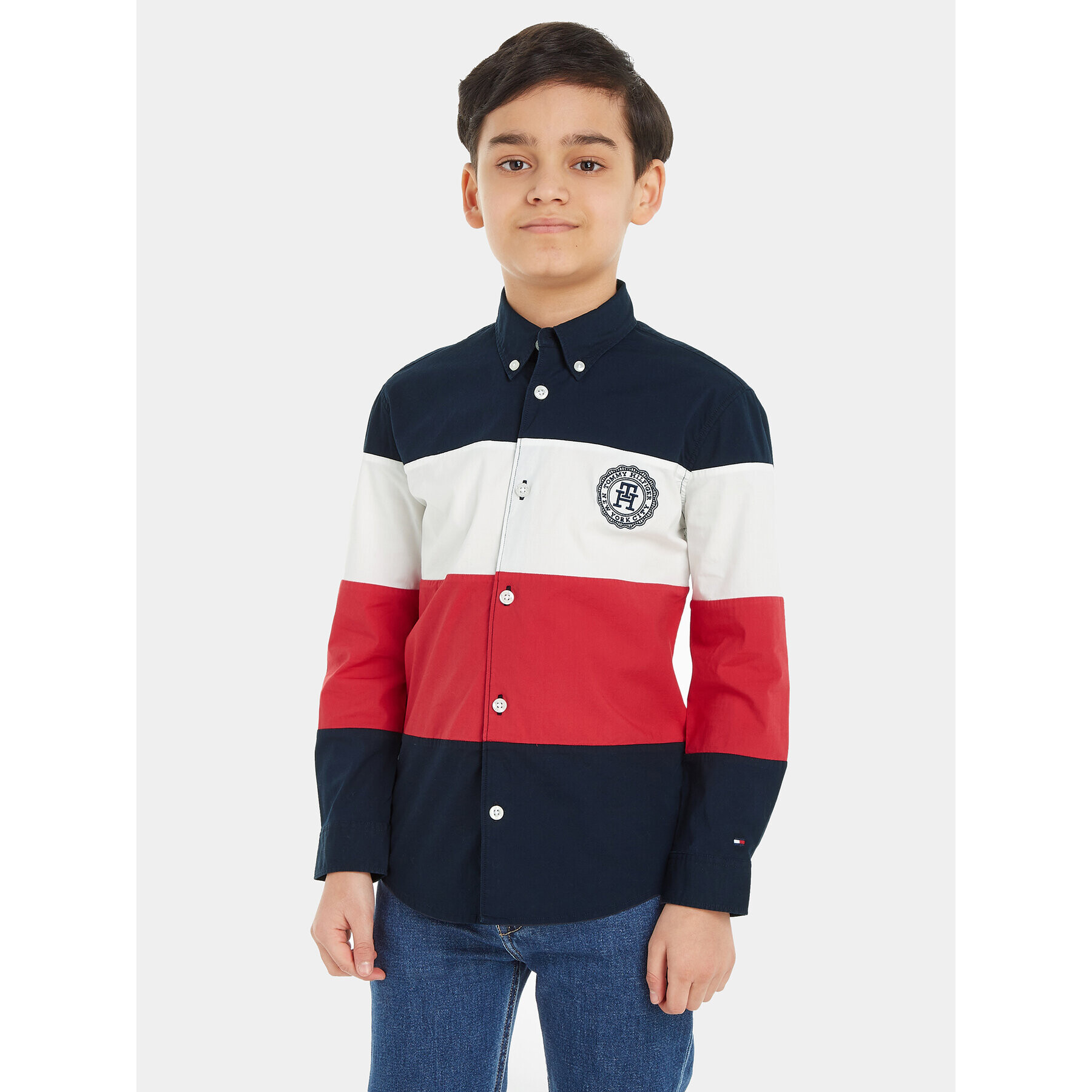 Tommy Hilfiger Риза KB0KB08525 Цветен Regular Fit - Pepit.bg