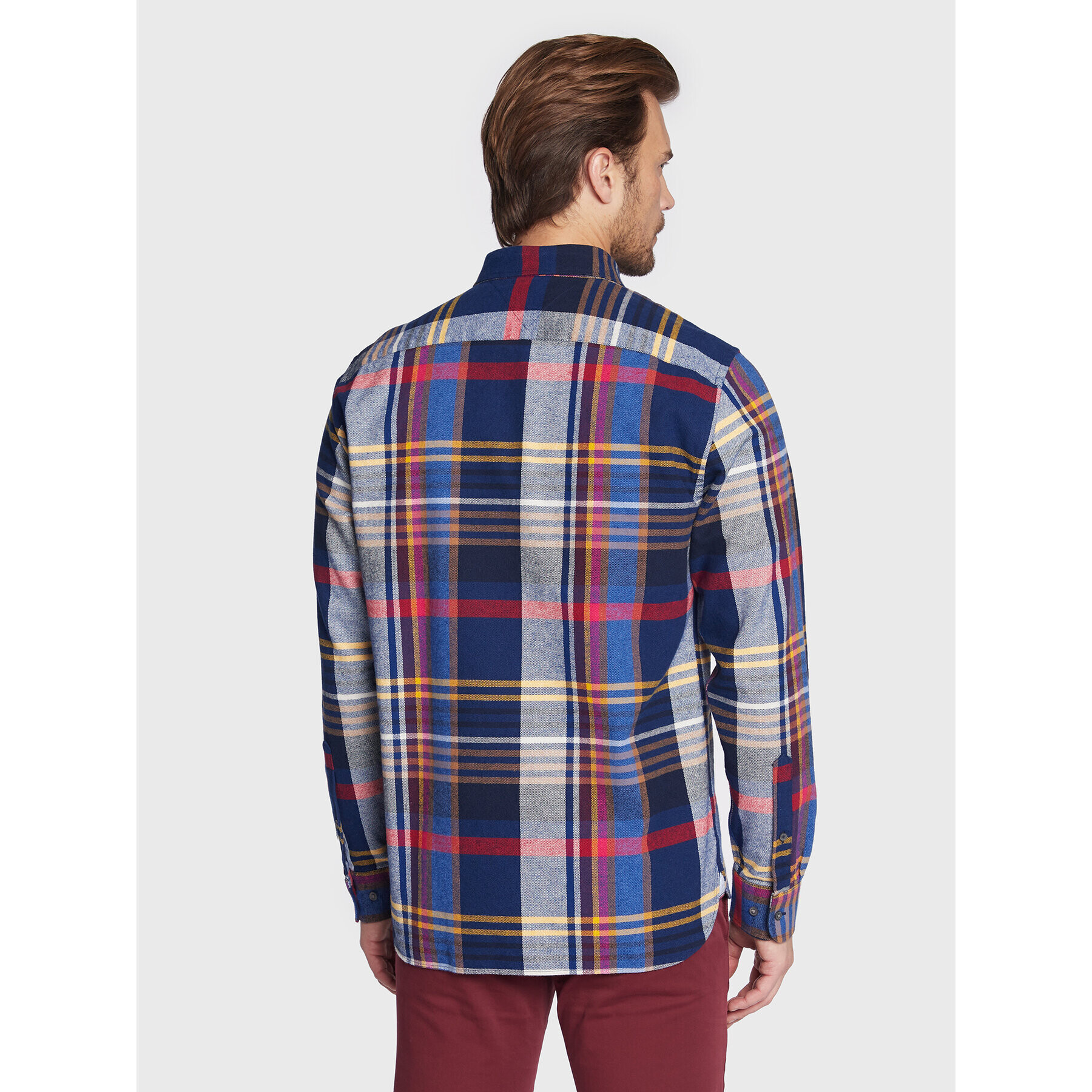 Tommy Hilfiger Риза Multi Check MW0MW28354 Цветен Regular Fit - Pepit.bg