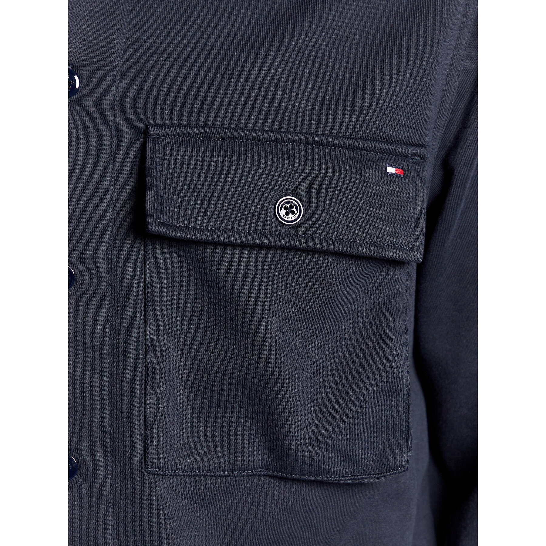 Tommy Hilfiger Риза MW0MW29173 Тъмносин Regular Fit - Pepit.bg