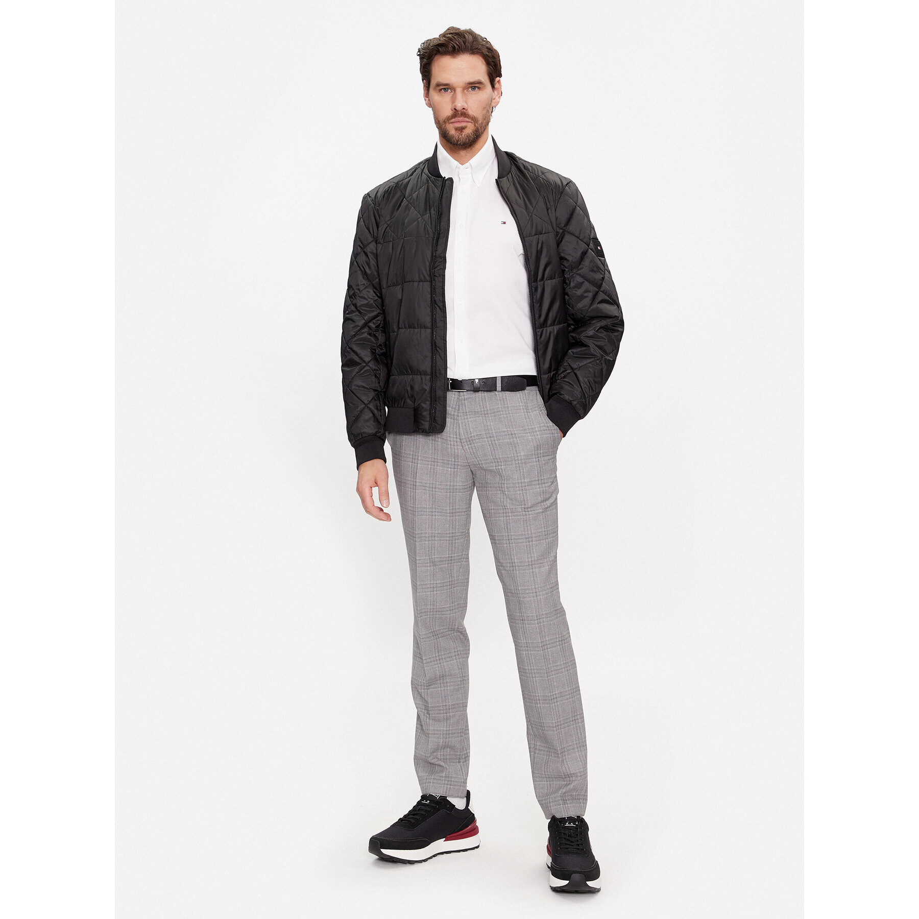 Tommy Hilfiger Риза MW0MW32906 Бял Slim Fit - Pepit.bg