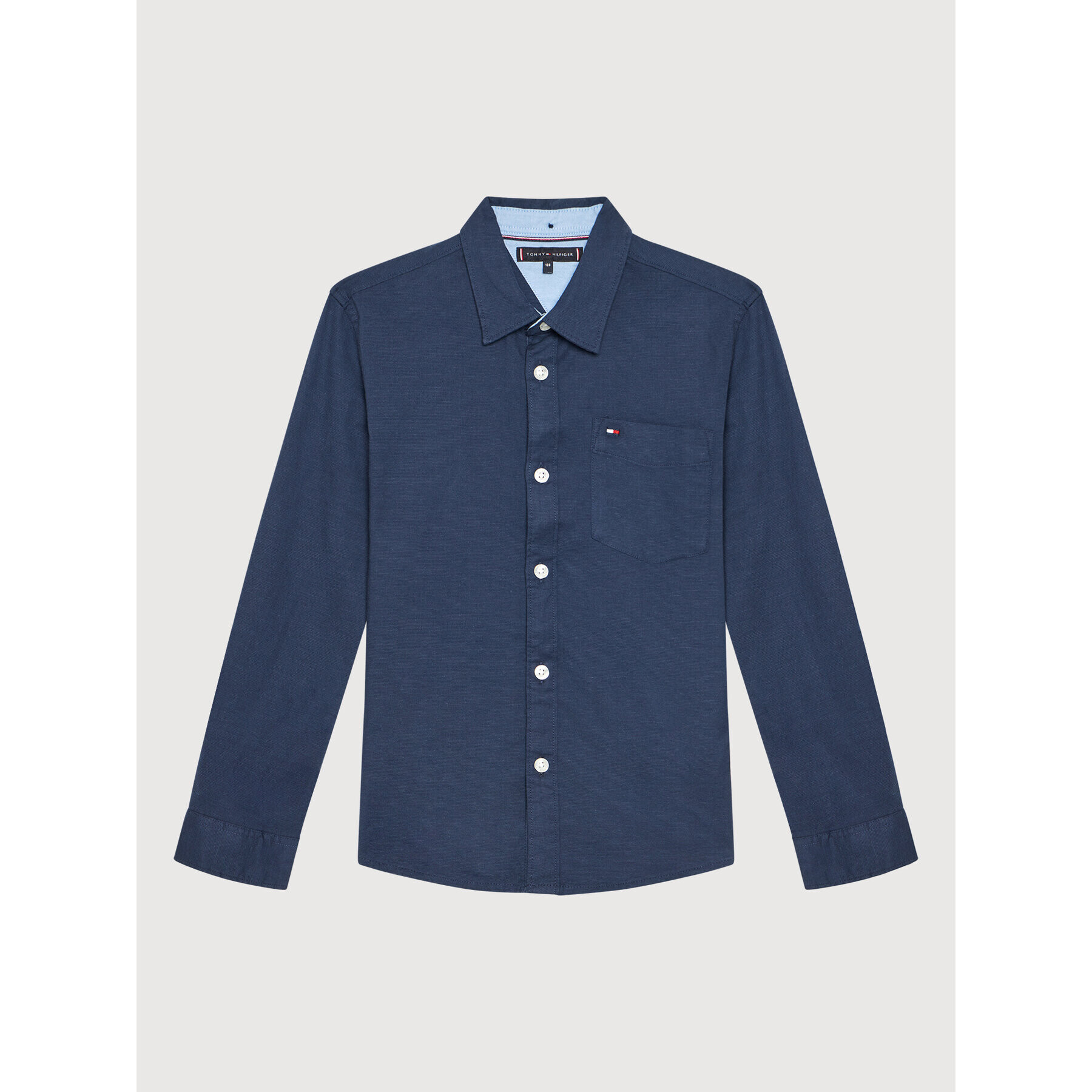 Tommy Hilfiger Риза Oxford KB0KB06333 D Тъмносин Regular Fit - Pepit.bg