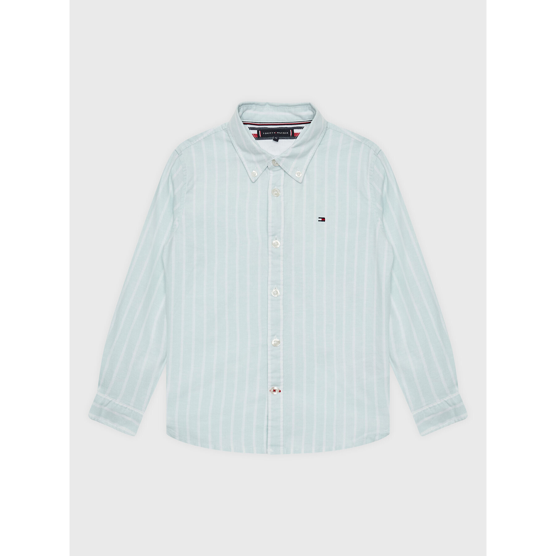 Tommy Hilfiger Риза Oxford KB0KB07508 Син Regular Fit - Pepit.bg