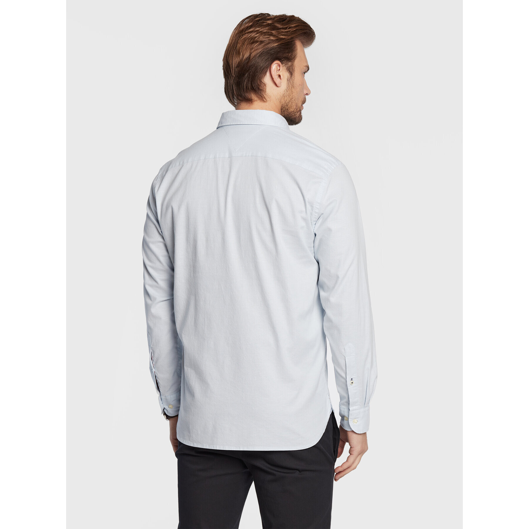Tommy Hilfiger Риза Oxford MW0MW25037 Син Regular Fit - Pepit.bg