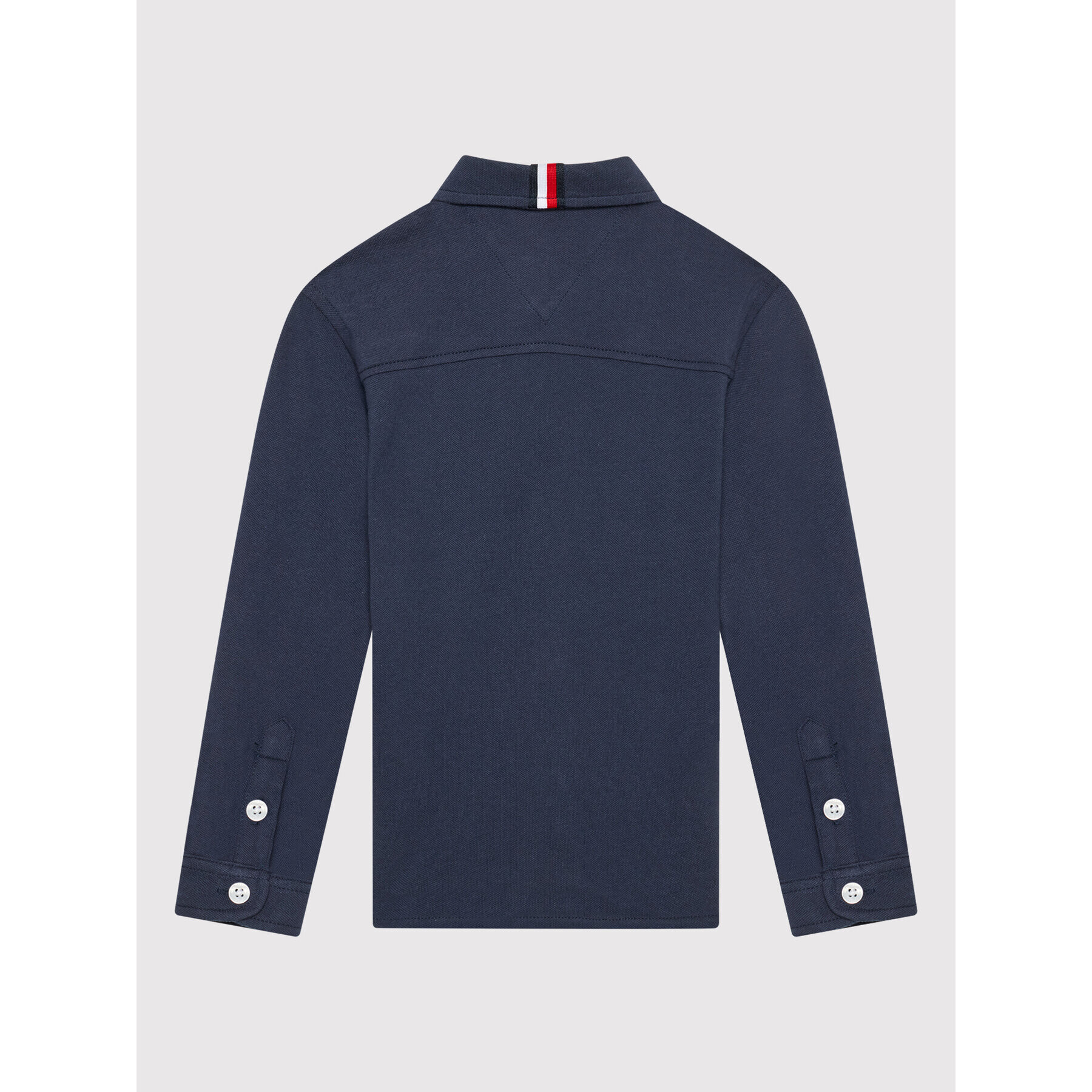 Tommy Hilfiger Риза Pique KB0KB06934 M Тъмносин Regular Fit - Pepit.bg