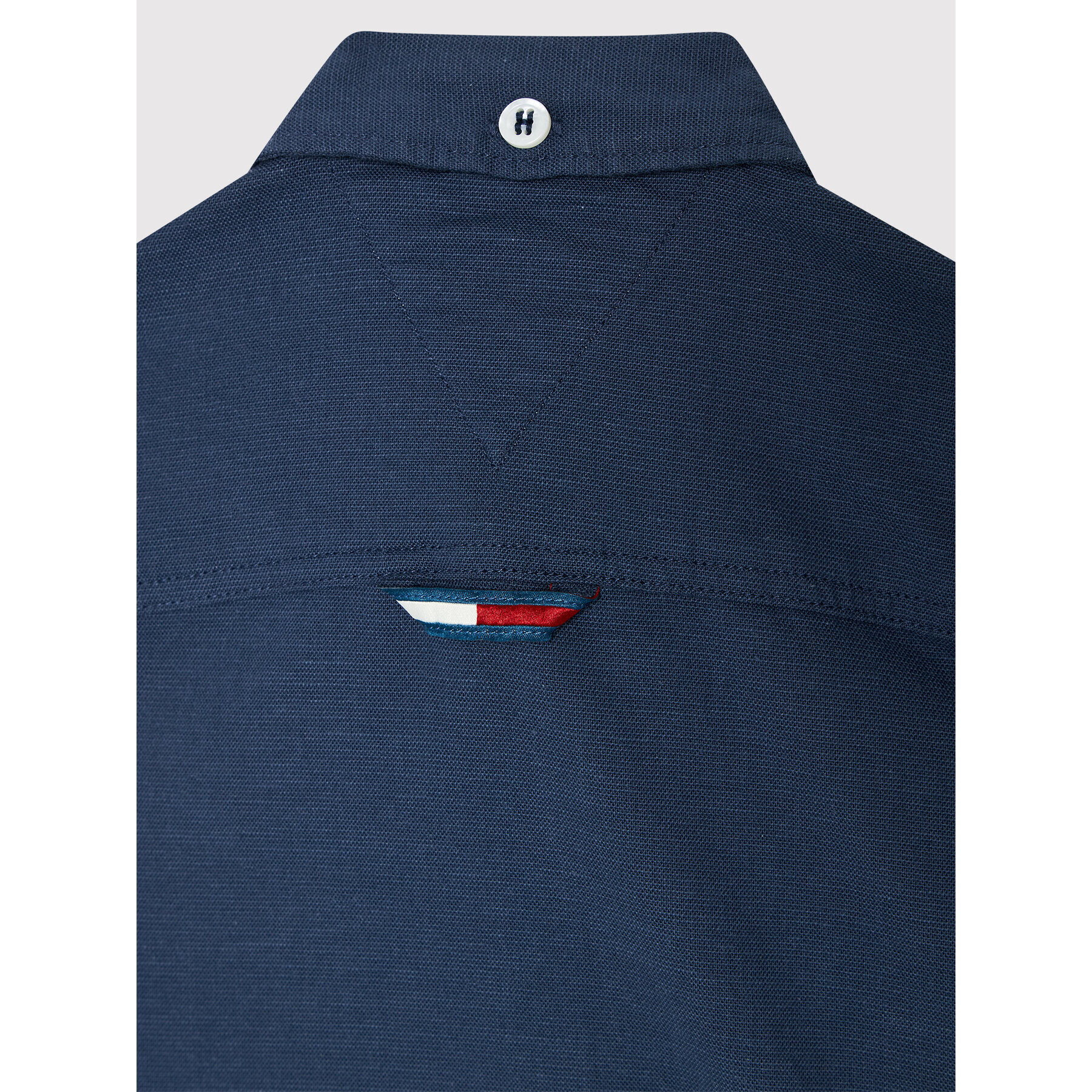 Tommy Hilfiger Риза Solid Stretch Oxford KB0KB06333 M Тъмносин Regular Fit - Pepit.bg